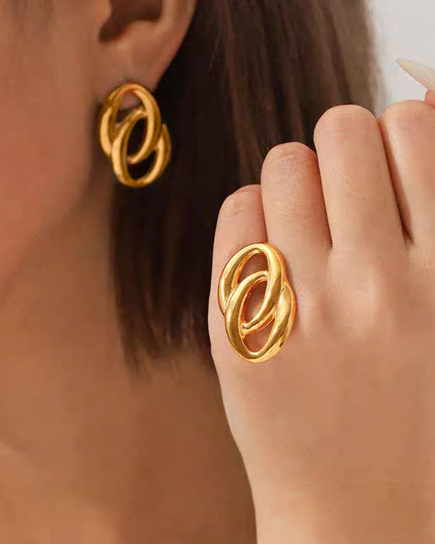 Gold Earrings - Image 2