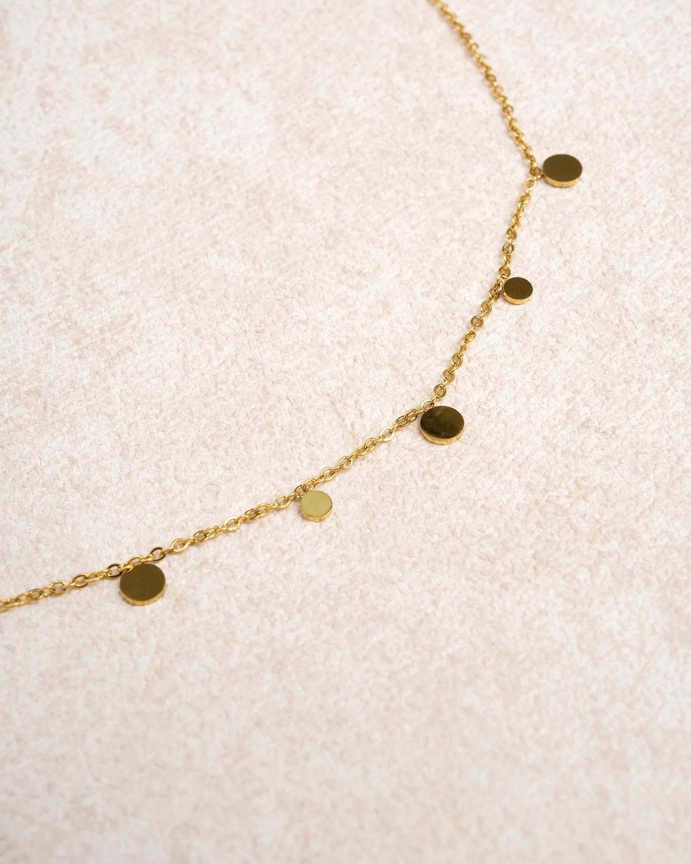 Gold Titanium Steel Necklace - Image 2