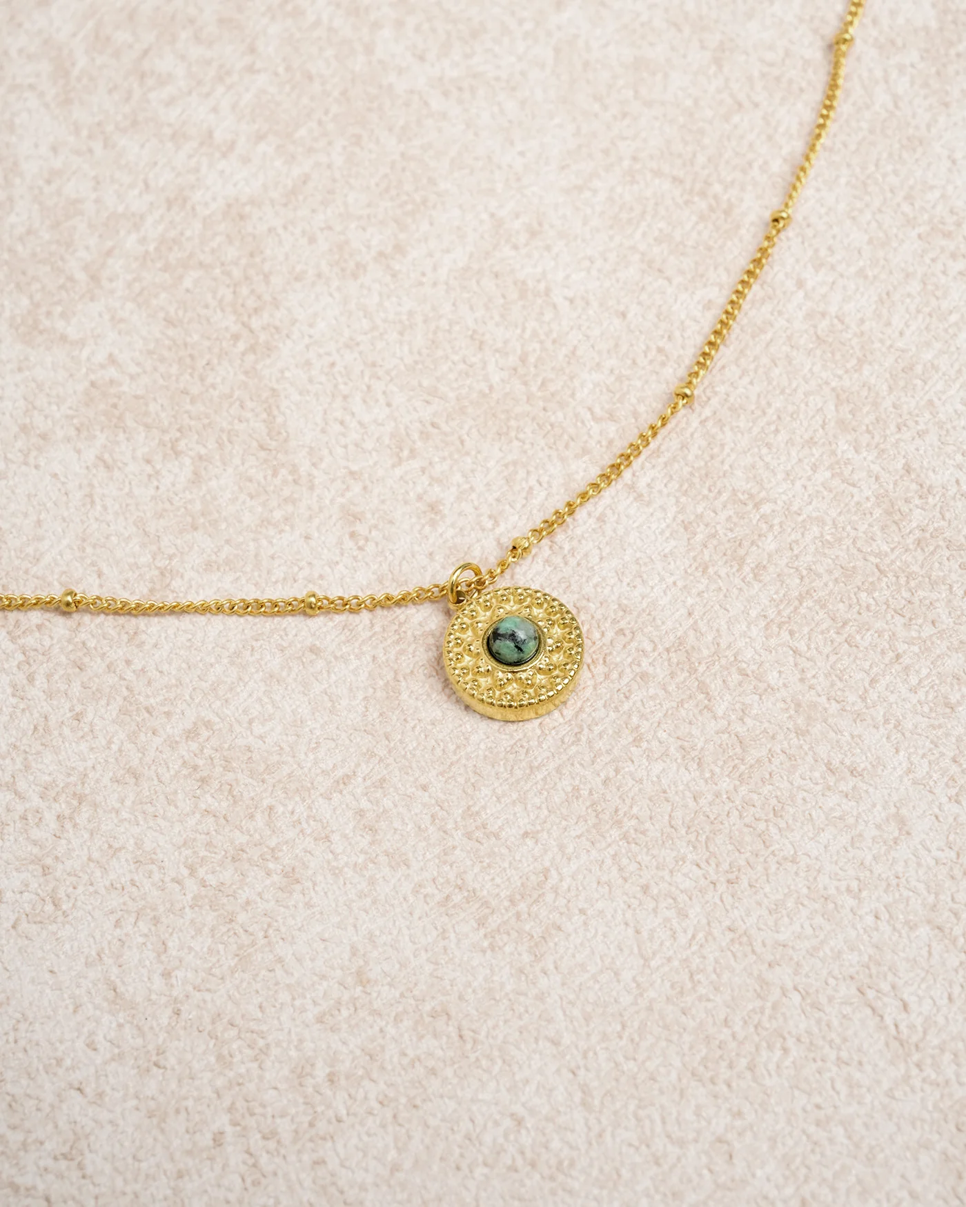 Gold Titanium Tteel Necklace - Image 2