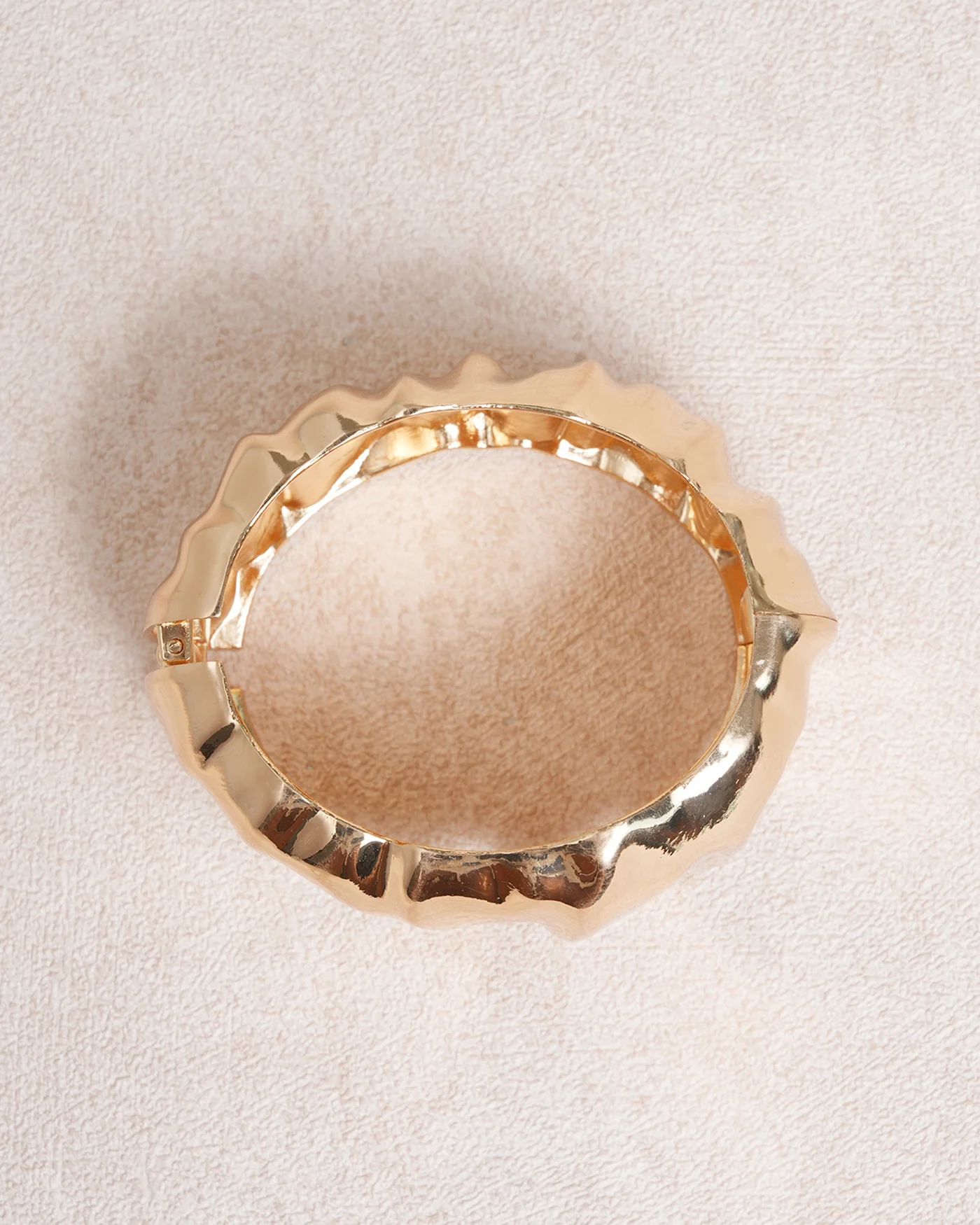 Gold Wide Bracelet - Image 2