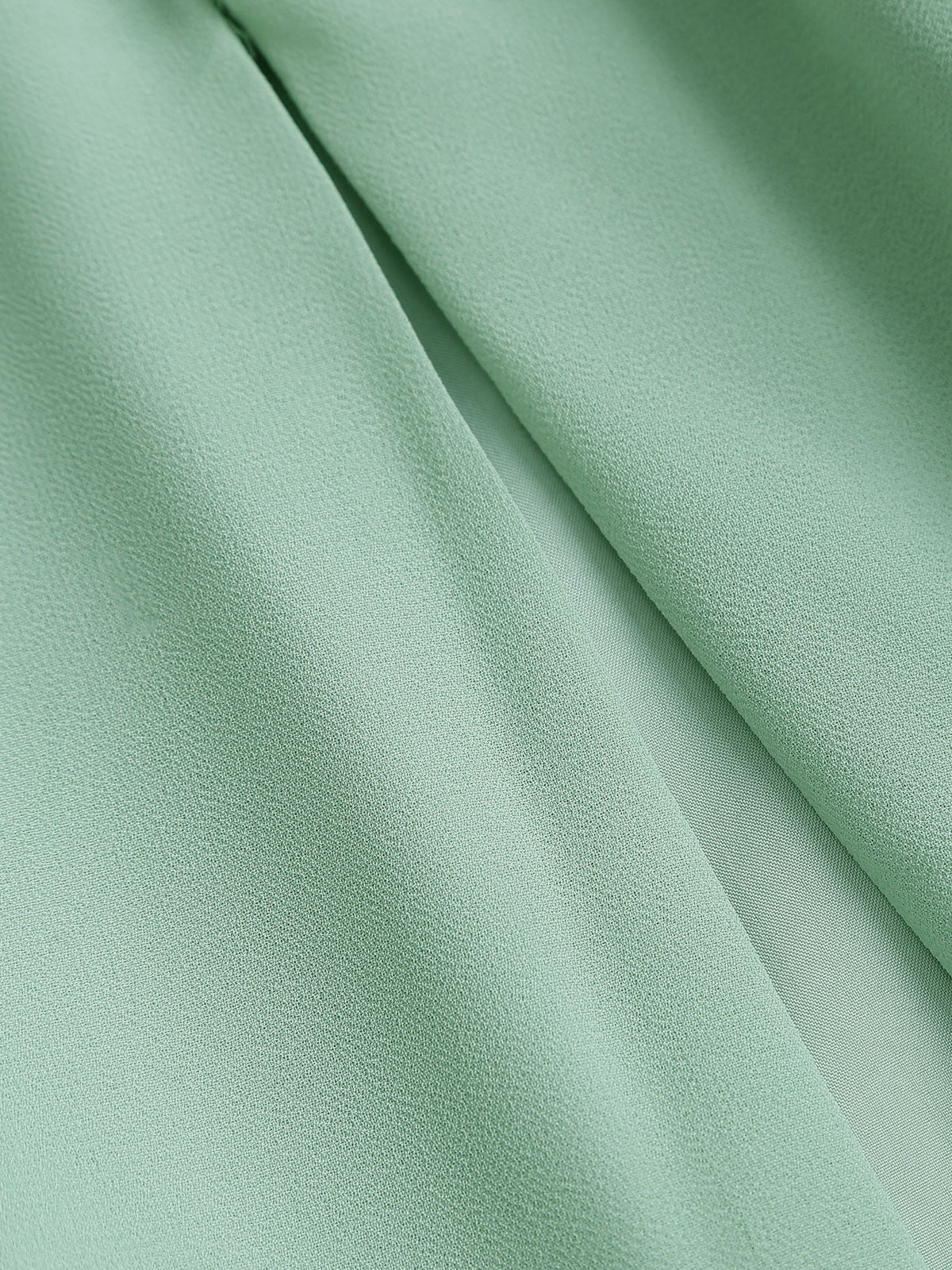 Green A-Line Backless Slip Maxi Dress - Image 11