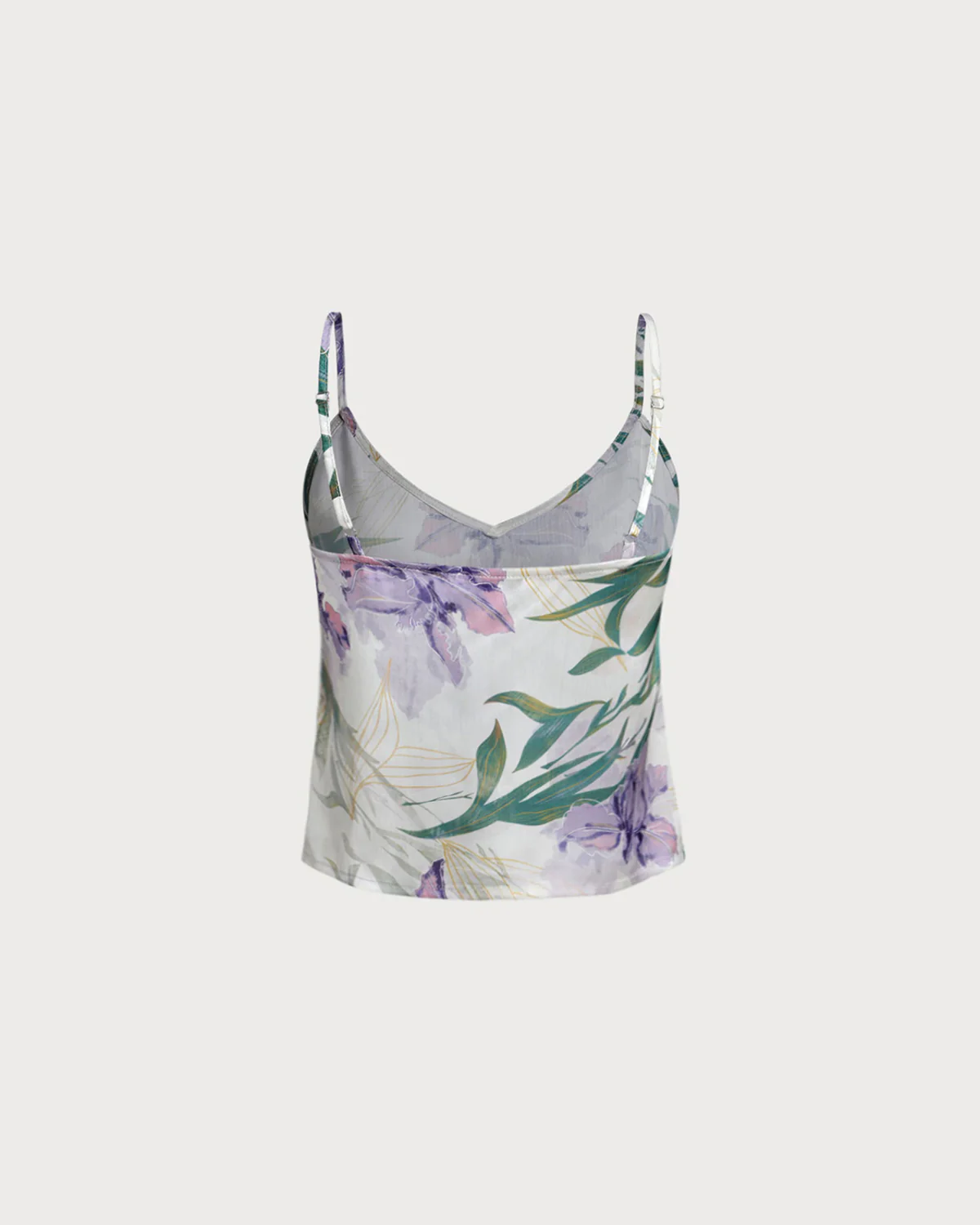 Green Floral Backless Camisole - Image 4