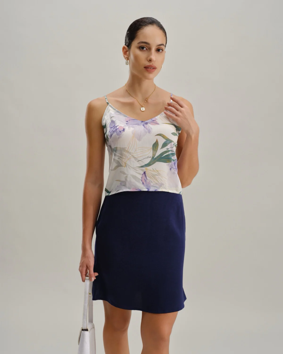 Green Floral Backless Camisole - Image 6