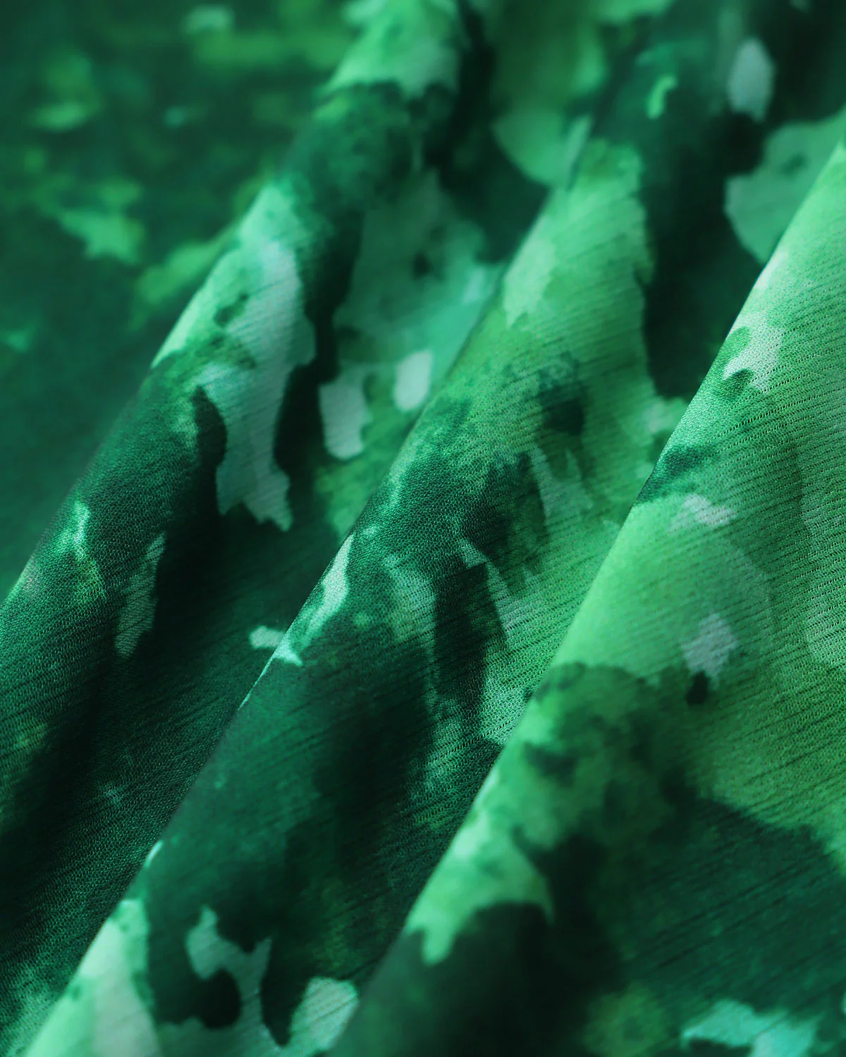 Green Floral Mermaid Skirt - Image 3