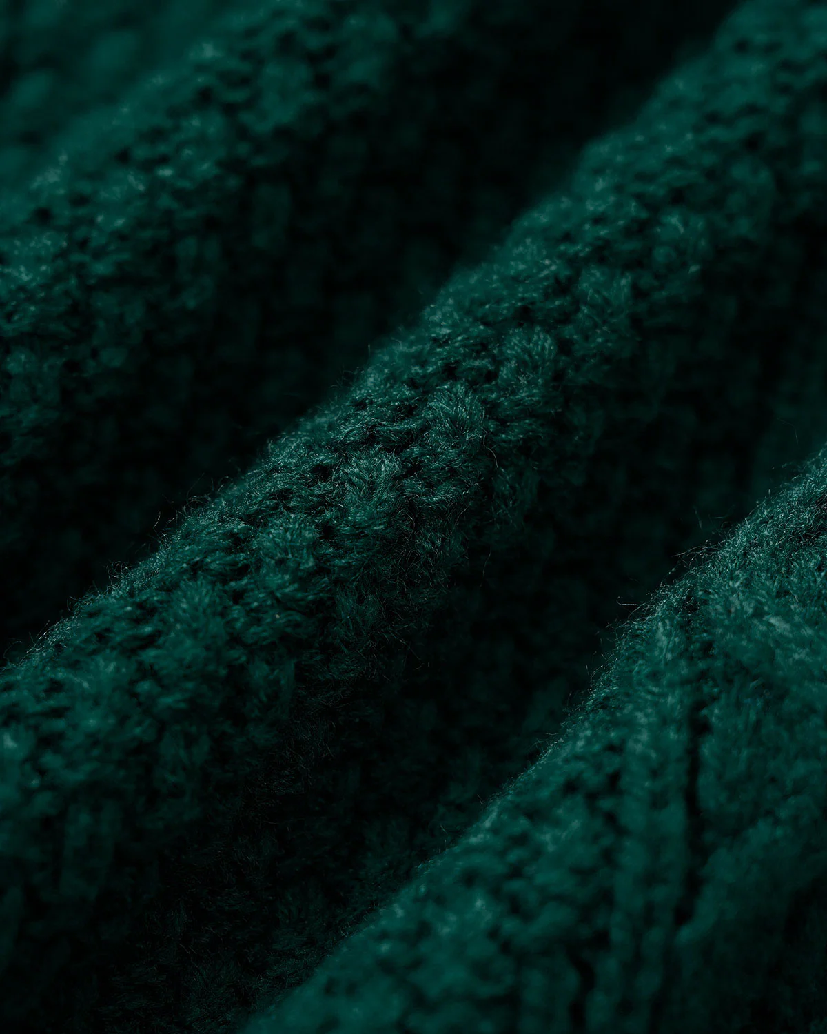 Green Mock Neck Lantern Sleeve Sweater - Image 8