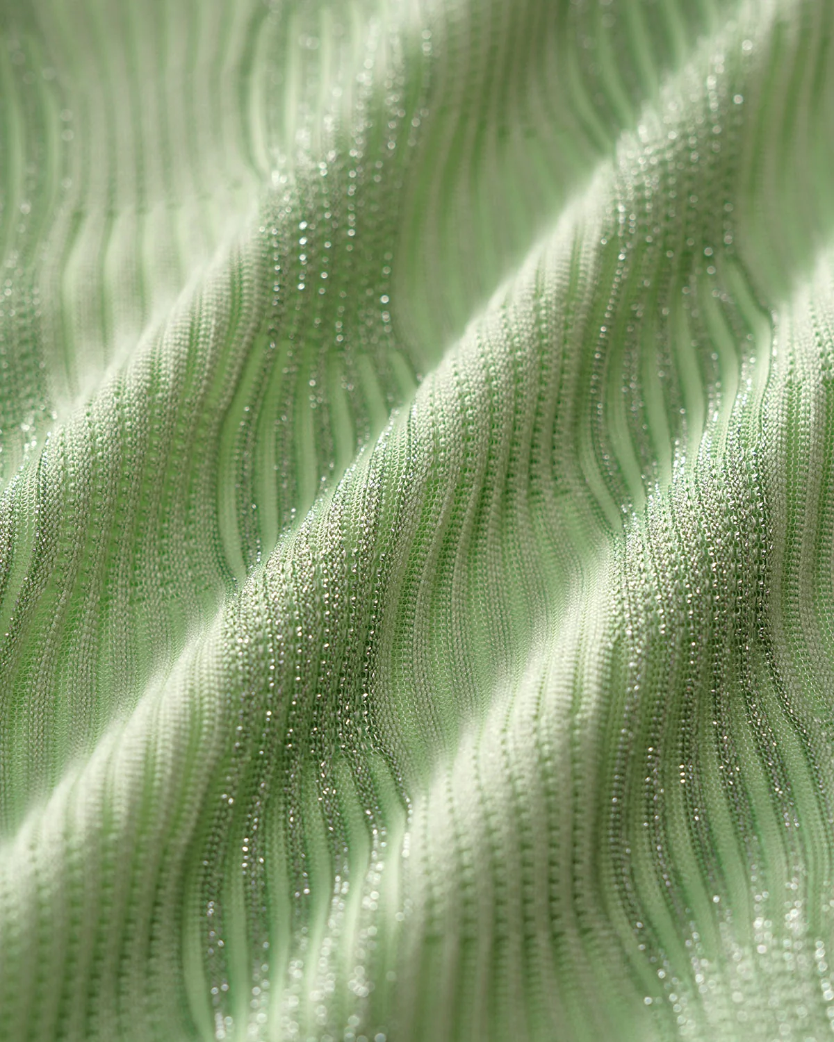Green O-Ring Textured One Piece Swimwear - Image 4
