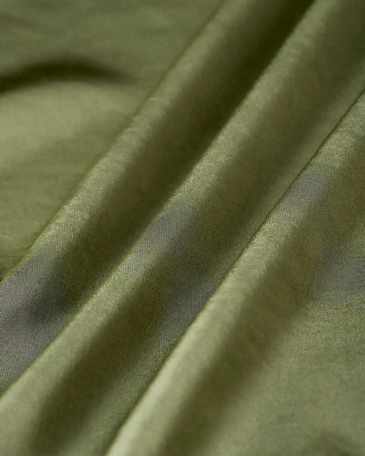 Green Satin Elastic Waist A-Line Mini Skirt - Image 7