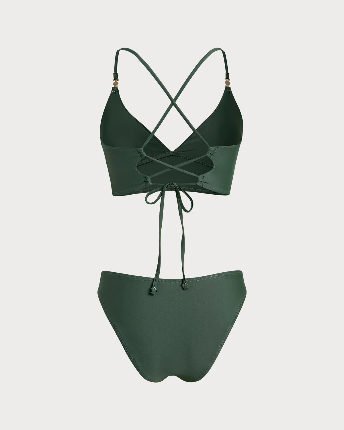 Green X Cross Tankini Set - Image 4