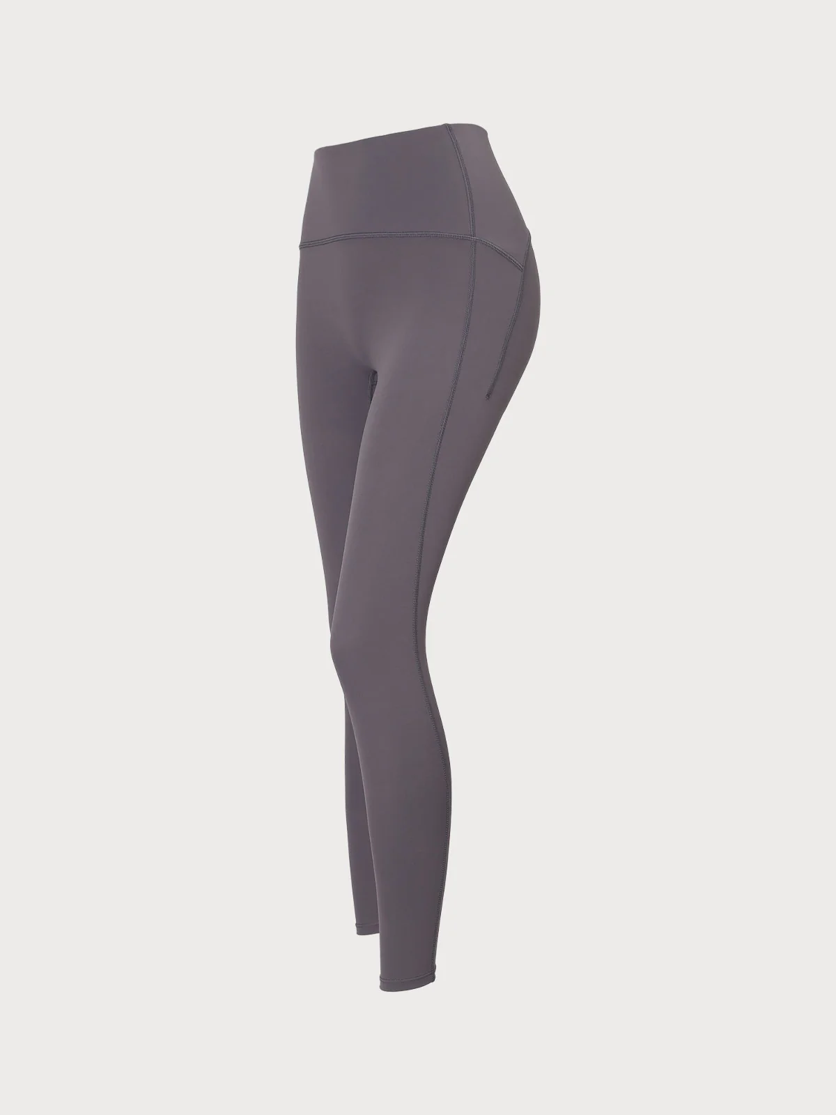 Grey High Waisted Quick-drying Leggings - Image 3