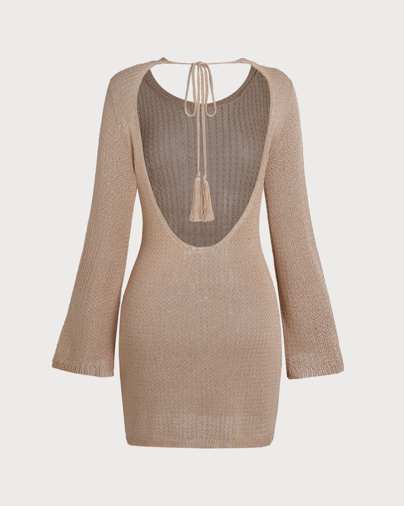 Khaki Bell Sleeve Cover-up - Image 6