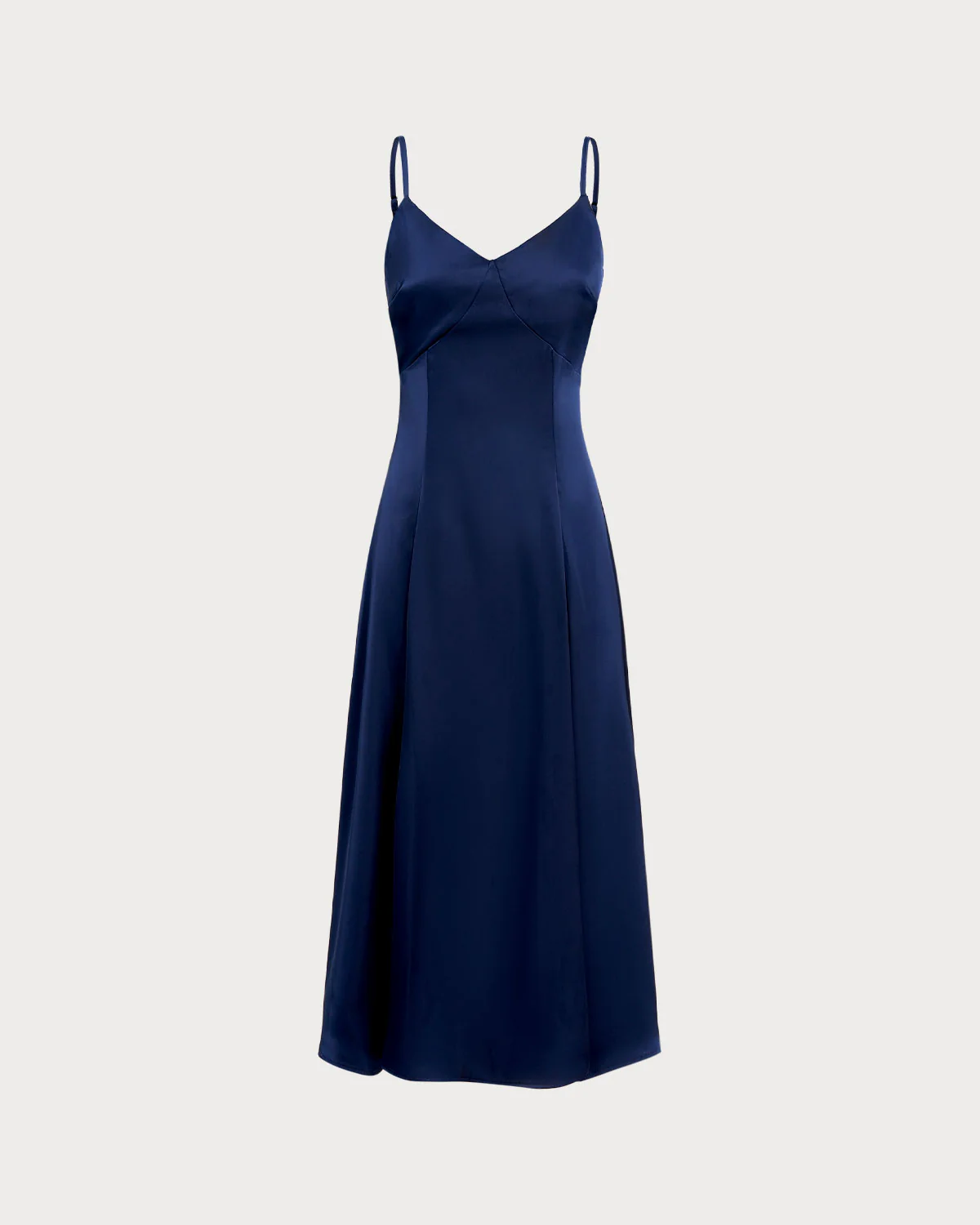 Navy A-Line Slip Maxi Dress - Image 6