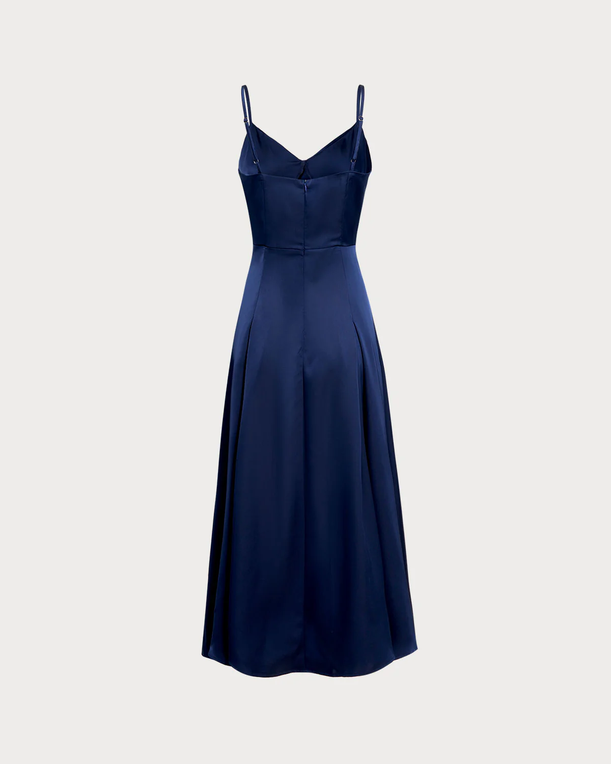 Navy A-Line Slip Maxi Dress - Image 7