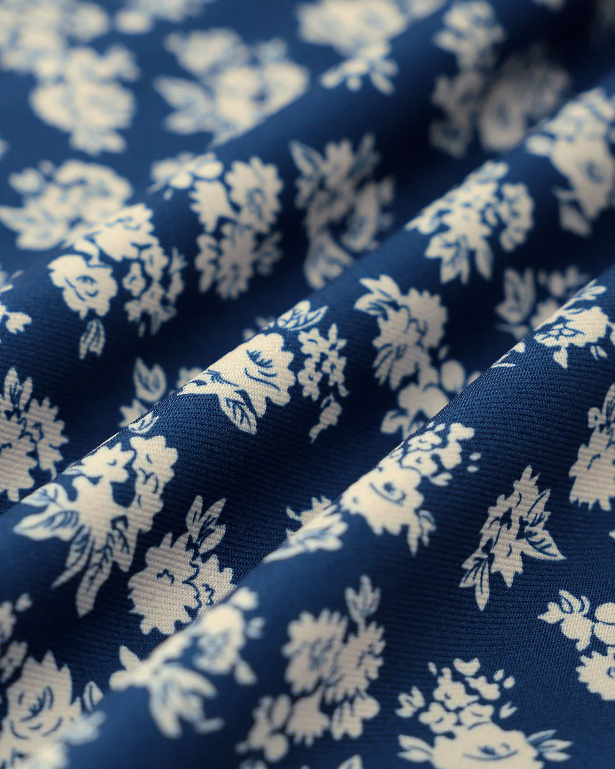 Navy Floral A-Line Mini Skirt - Image 7