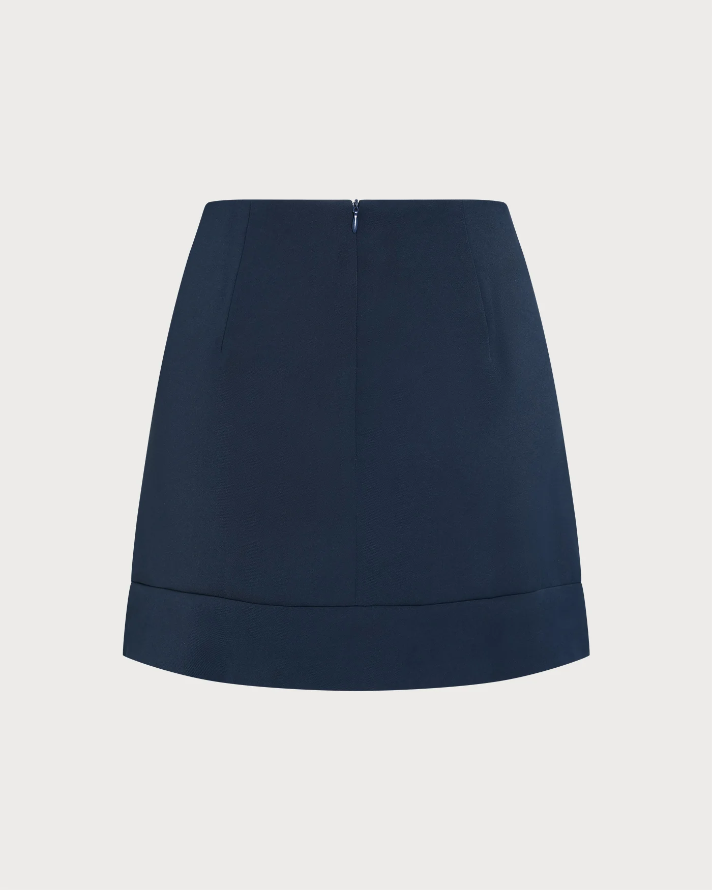 Navy Pocket Mini Skirt - Image 3