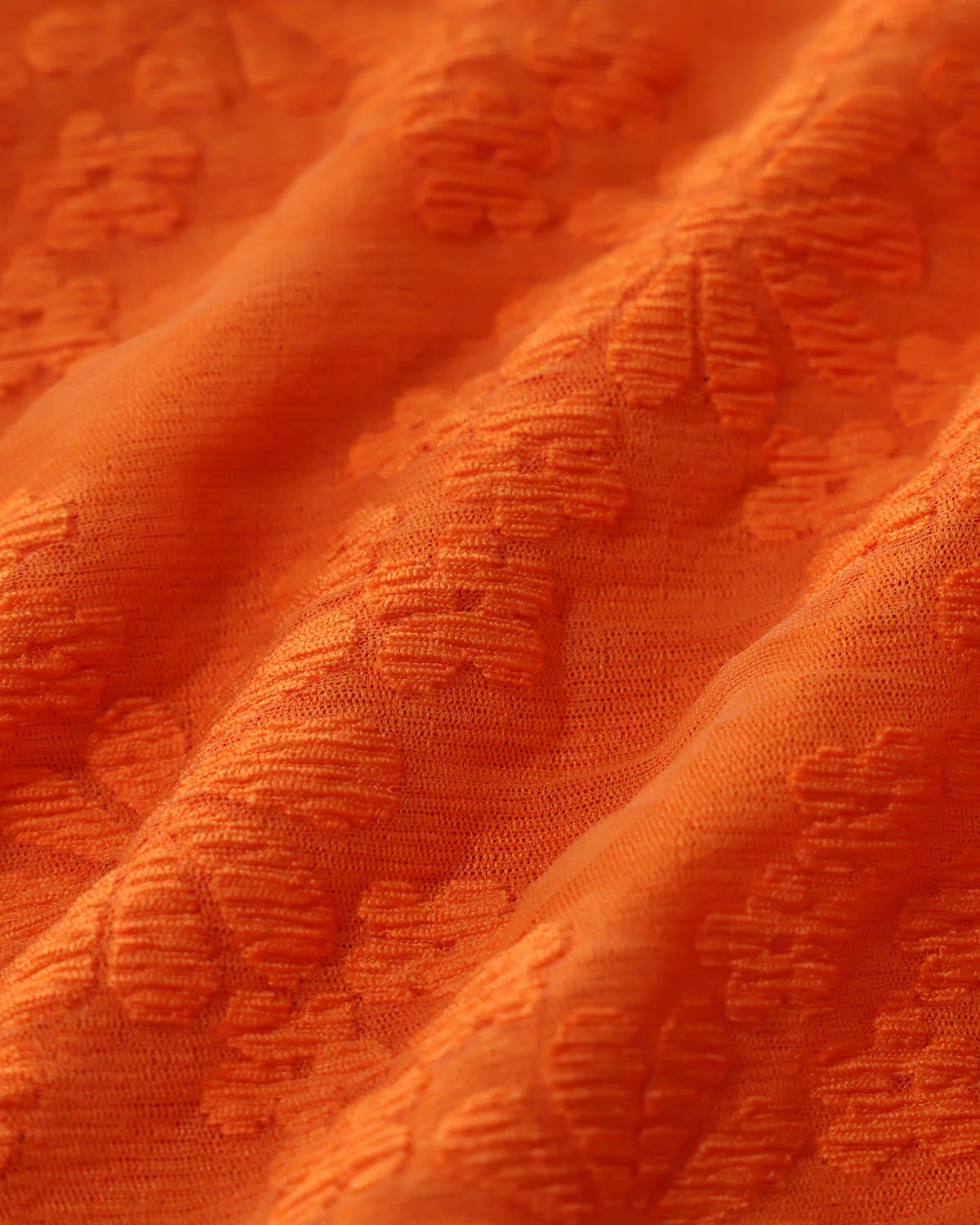 Orange Jacquard Bralette Bikini Set - Image 5
