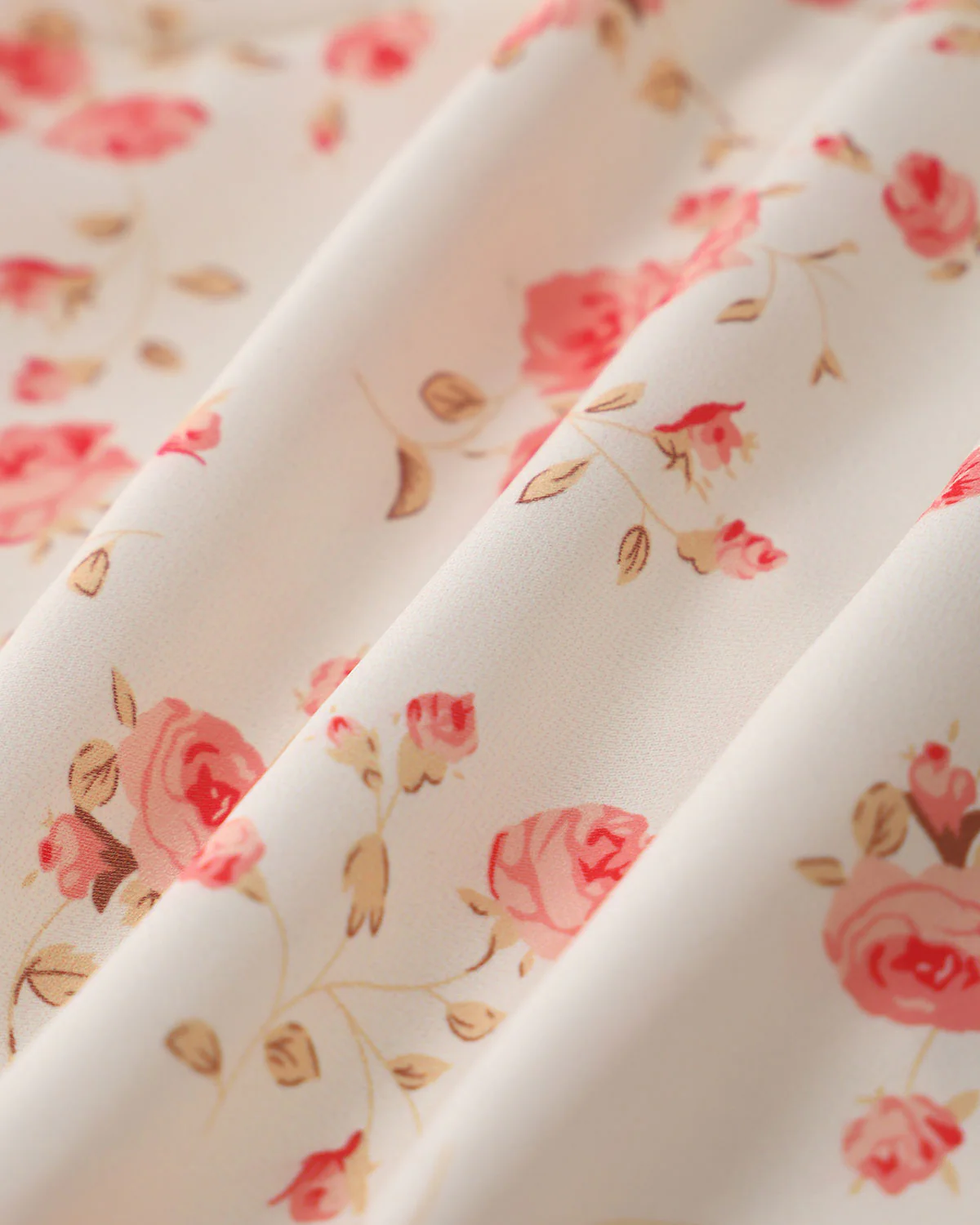 Pink Floral Cropped Cami Top - Image 3