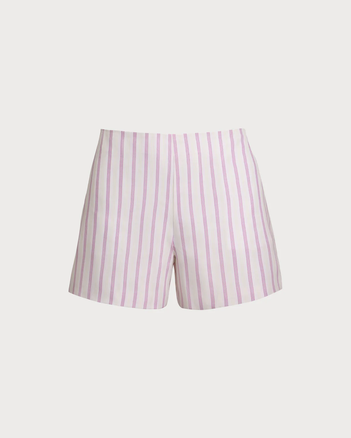Pink Striped Pocket Shorts - Image 5
