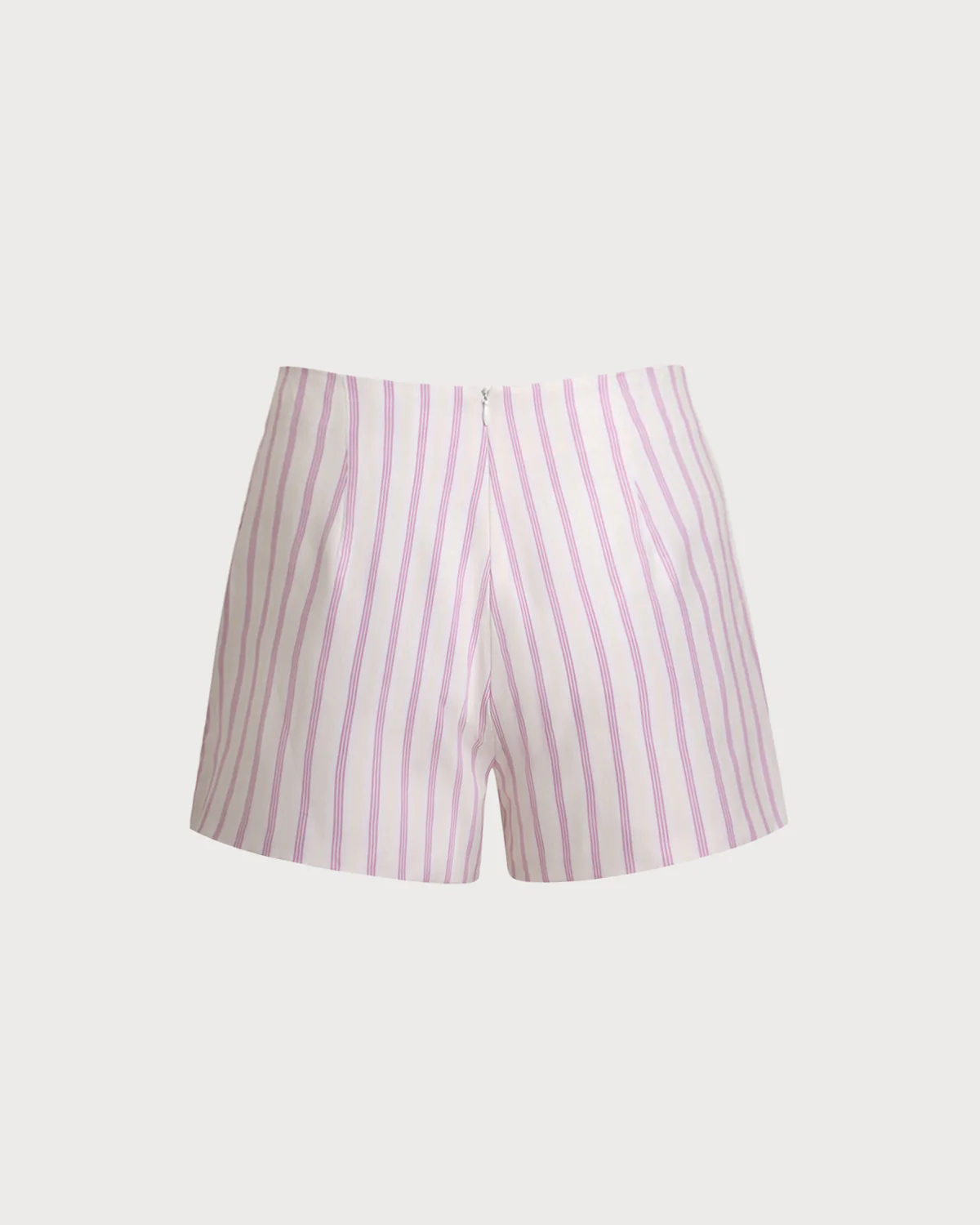 Pink Striped Pocket Shorts - Image 6