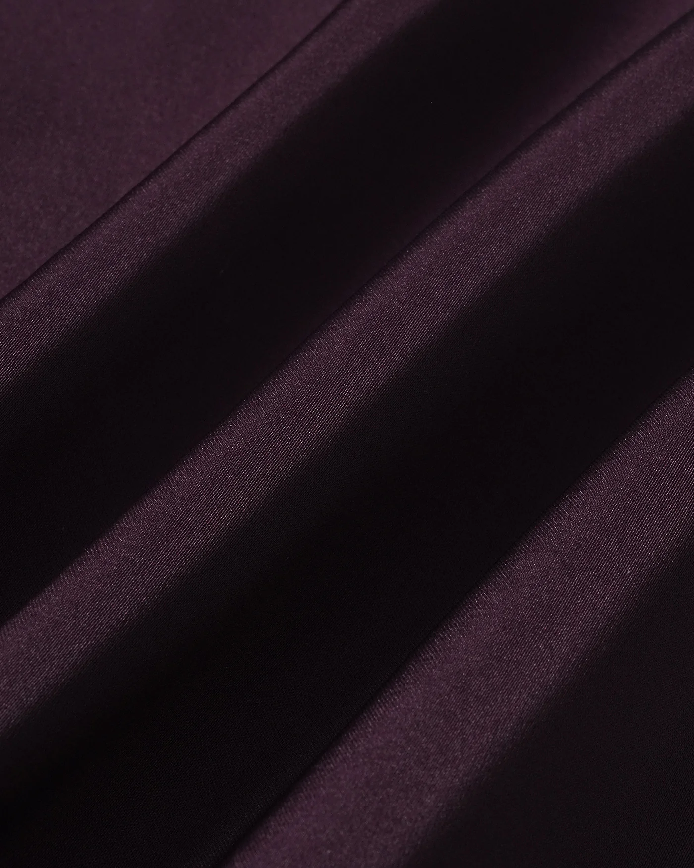 Purple Cowl Neck Mermaid Satin Midi Dress - Image 10