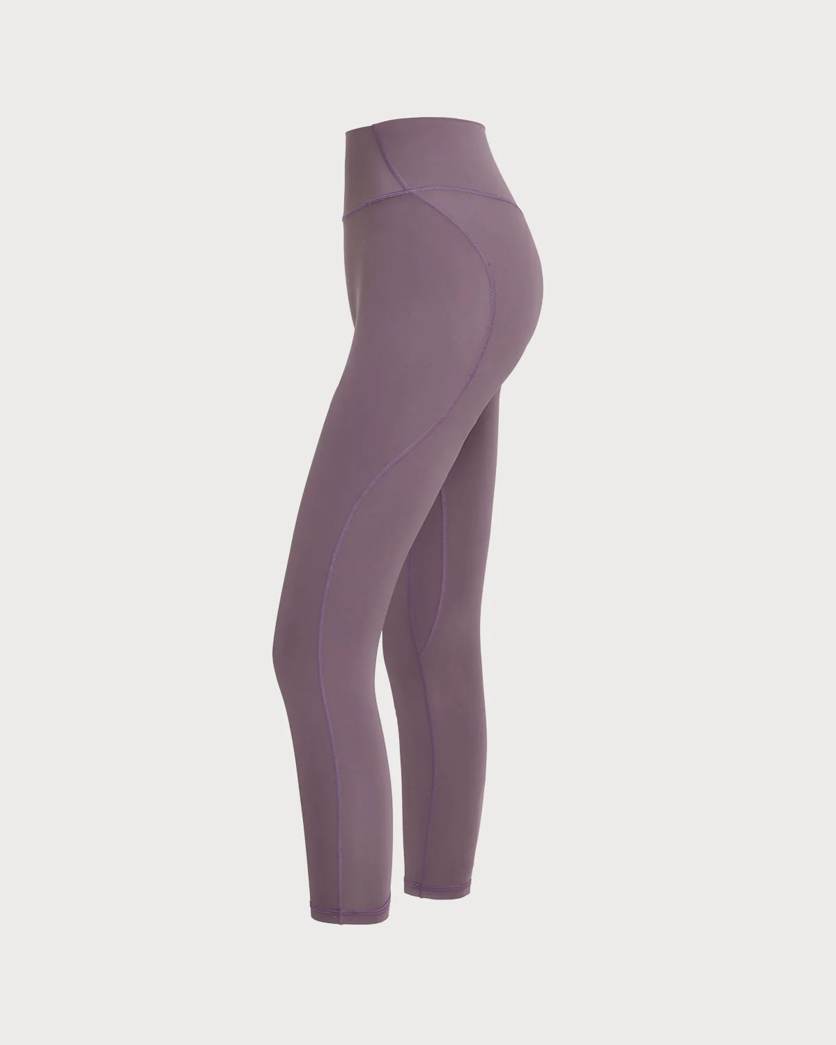 Purple High Stretch Yoga Leggings - Image 6
