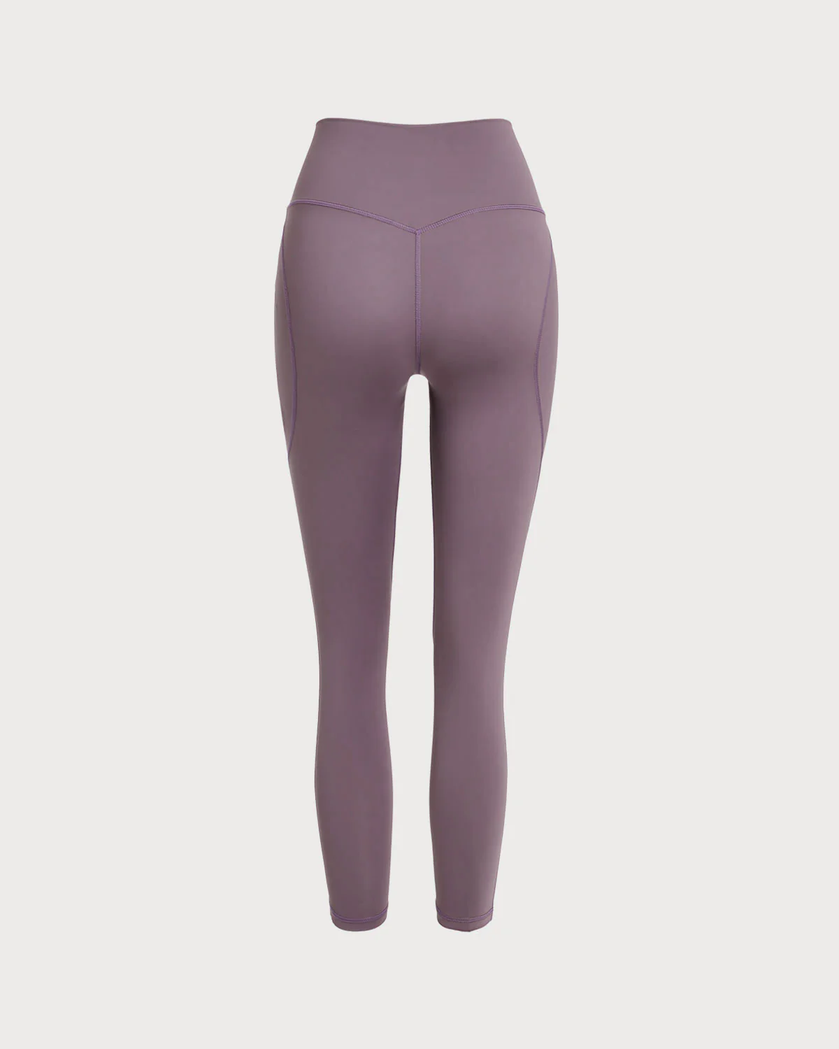 Purple High Stretch Yoga Leggings - Image 7