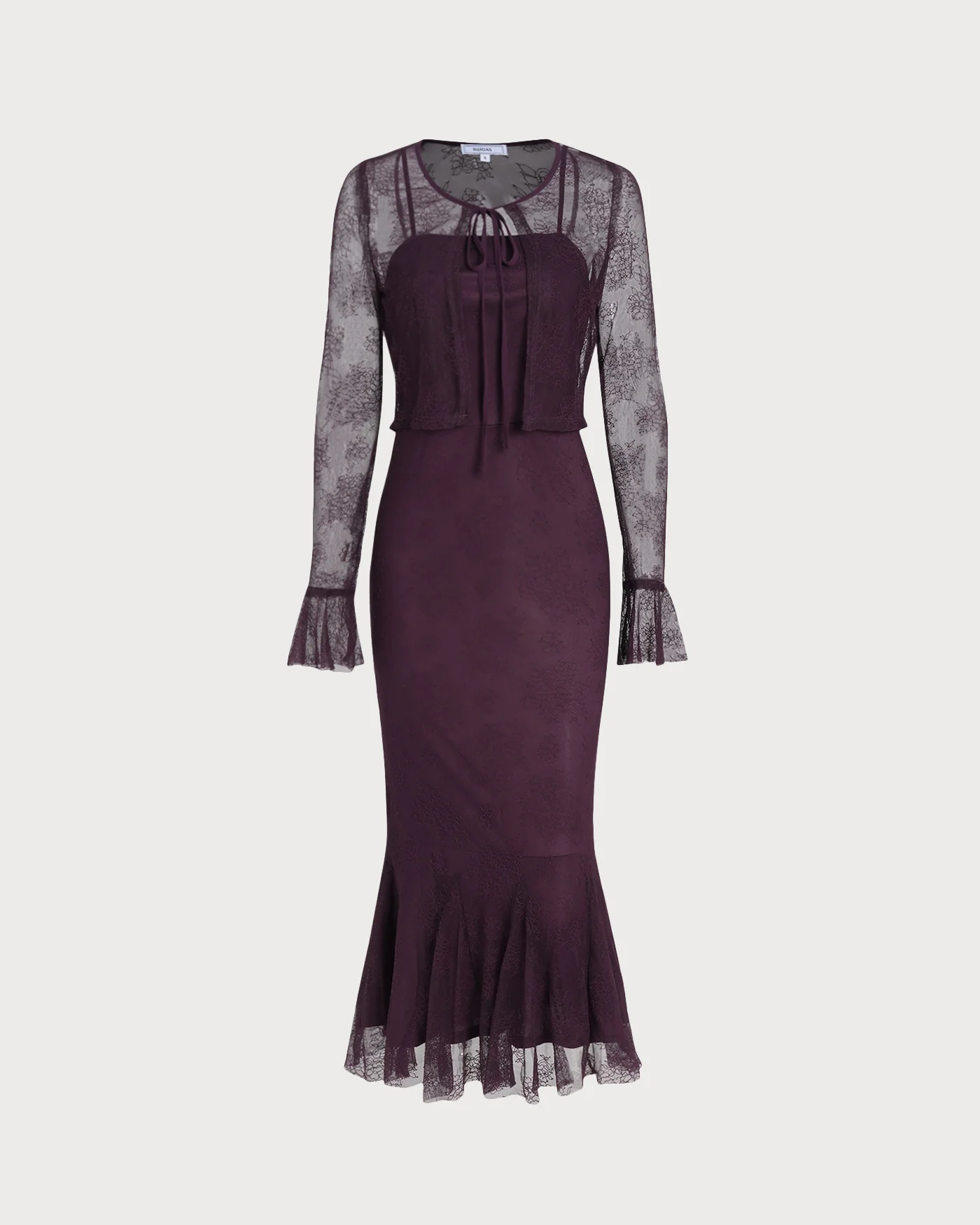 Purple Mermaid Midi Dress - Image 8