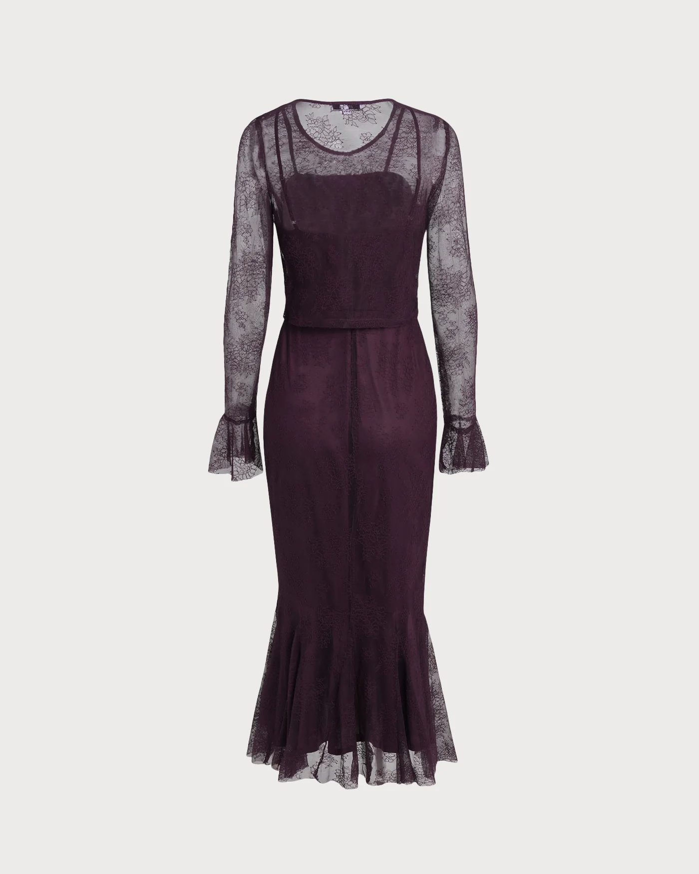 Purple Mermaid Midi Dress - Image 9