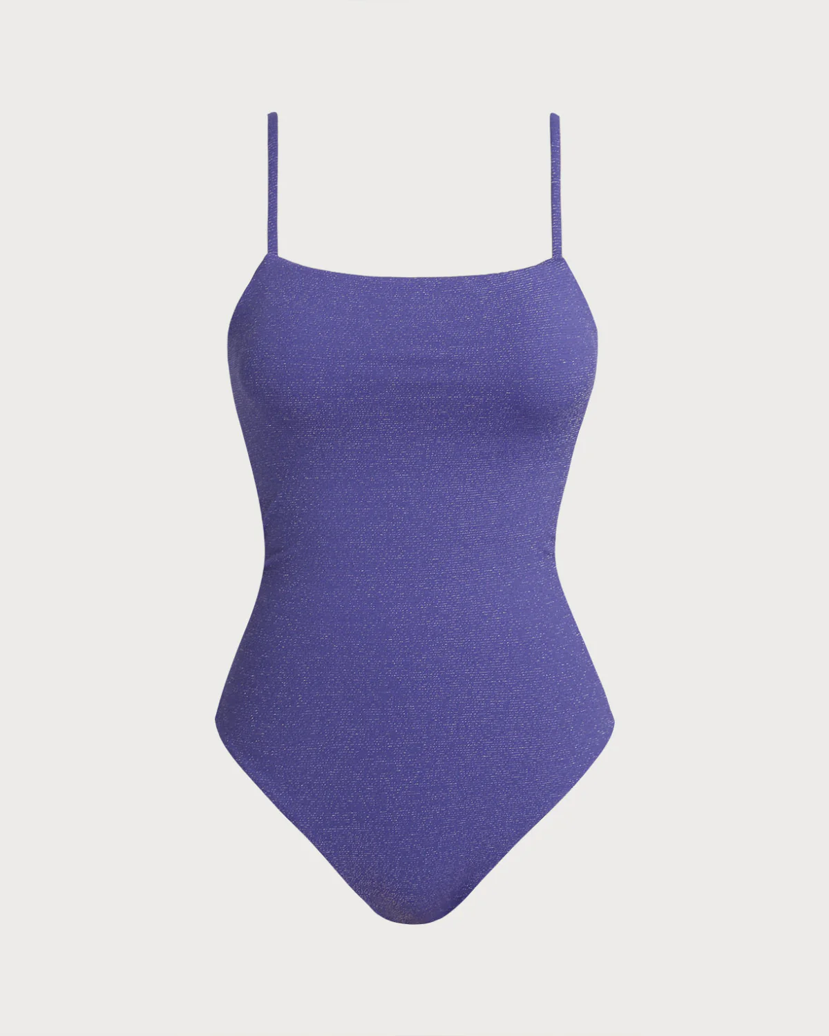 Purple X Cross High Stretch One Piece Swimwear - Image 6