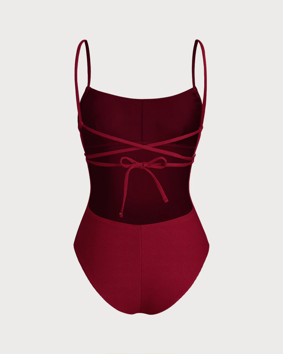 Red Bralette X Cross One Piece Swimwear - Image 5