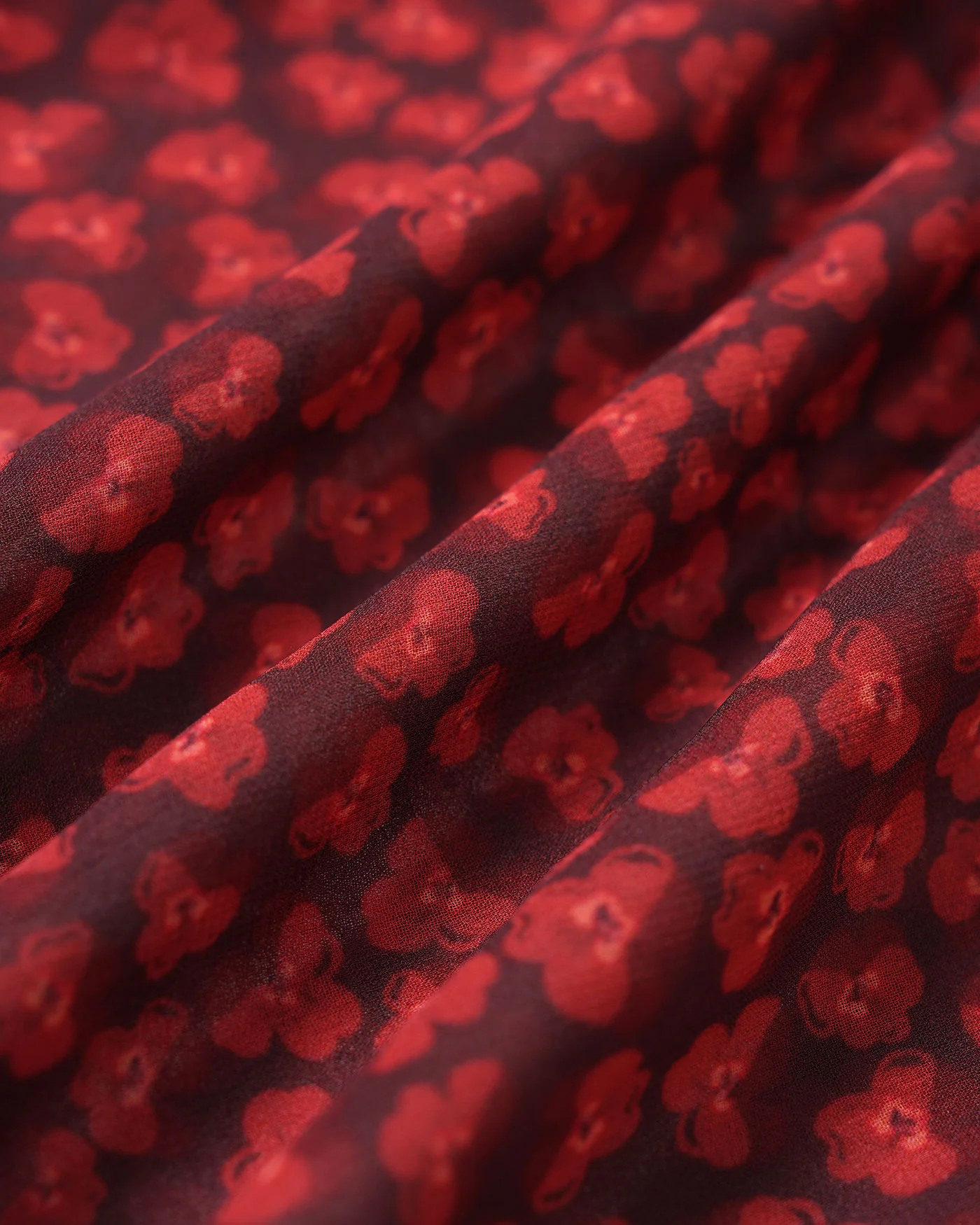Red Cap Sleeve Floral Maxi Dress - Image 8