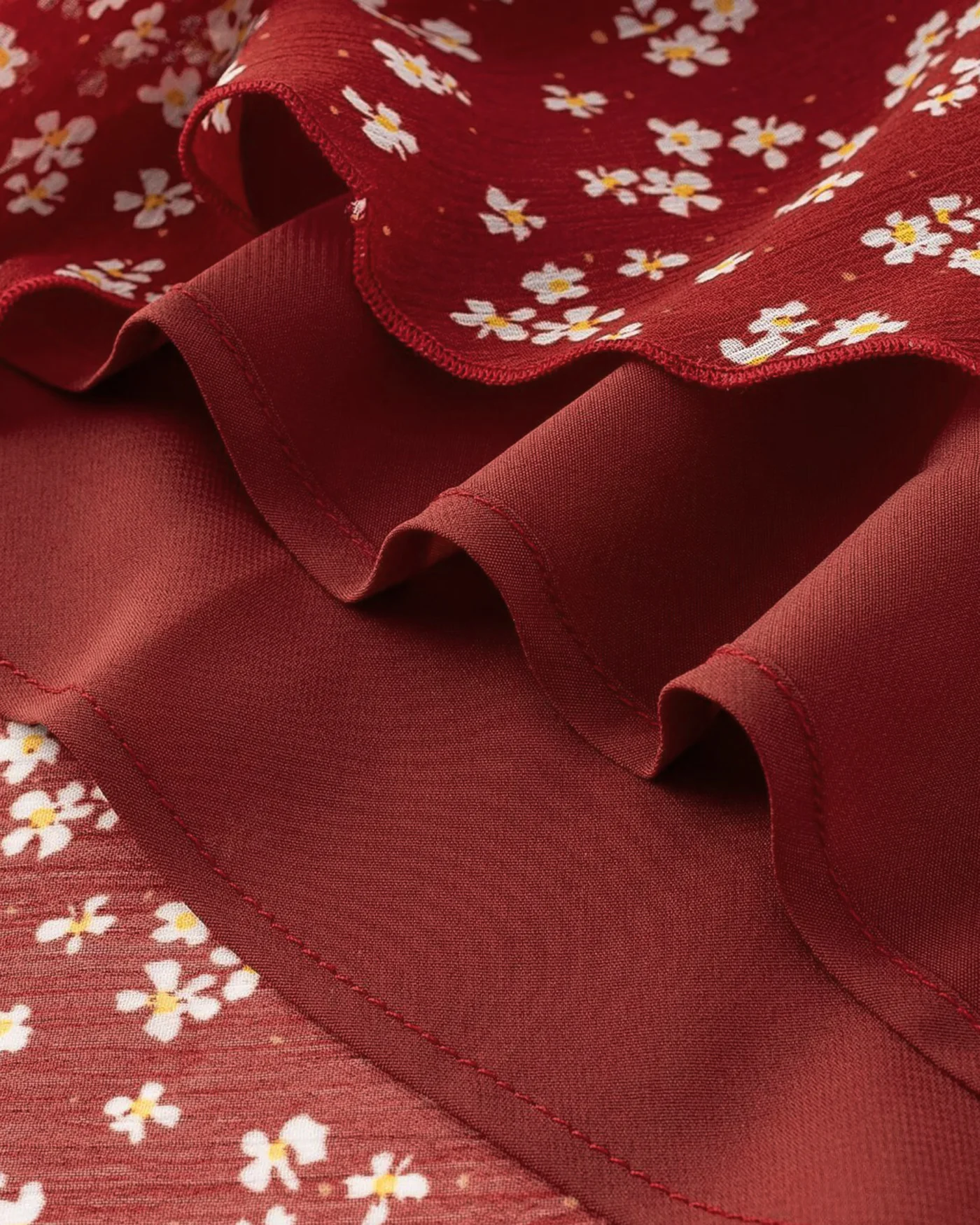 Red Floral Slip Maxi Dress - Image 7