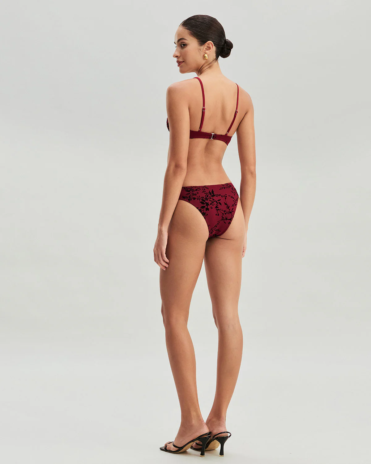 Red Floral Underwire Bikini Set - Image 7