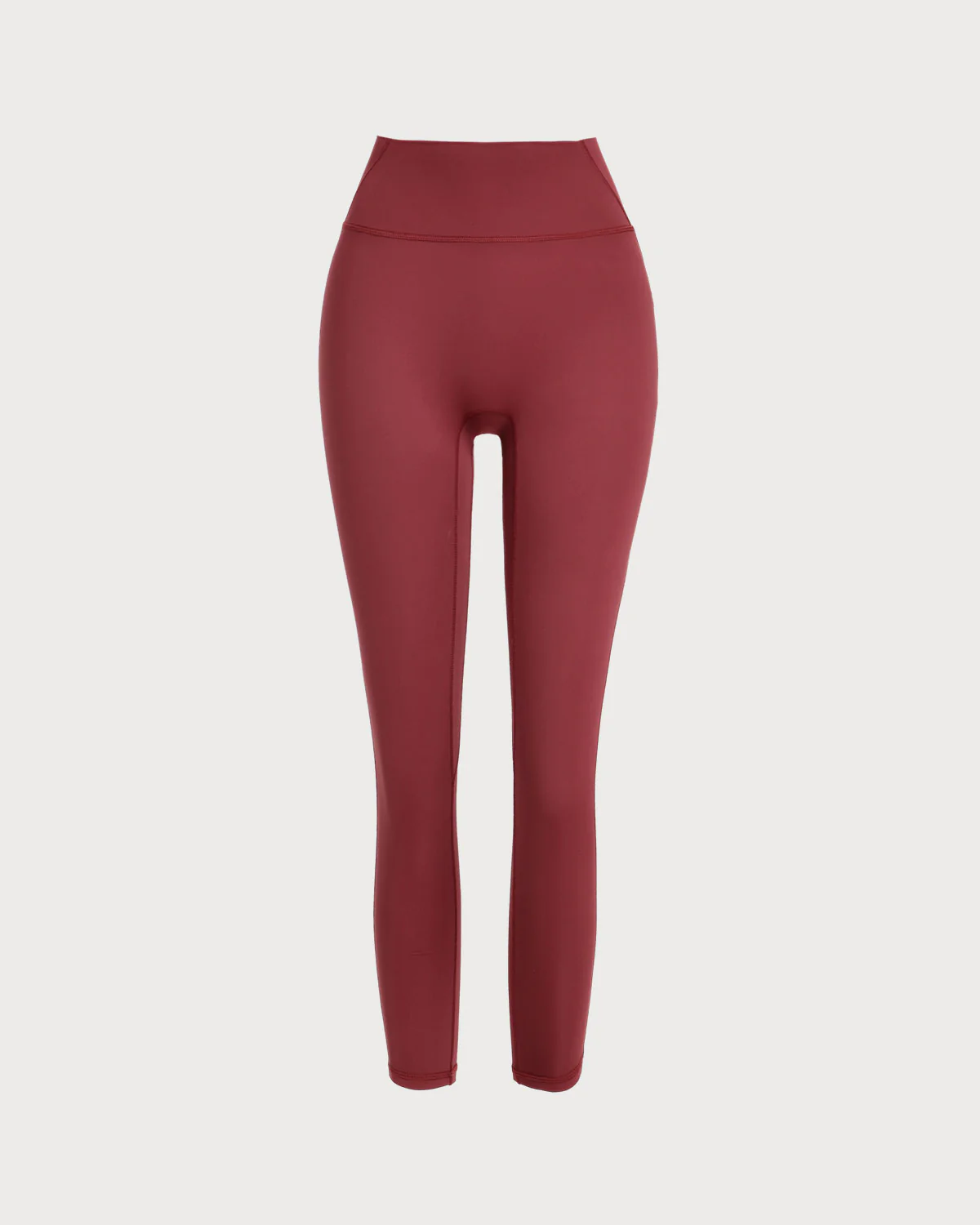 Red High Stretch Yoga Leggings - Image 4