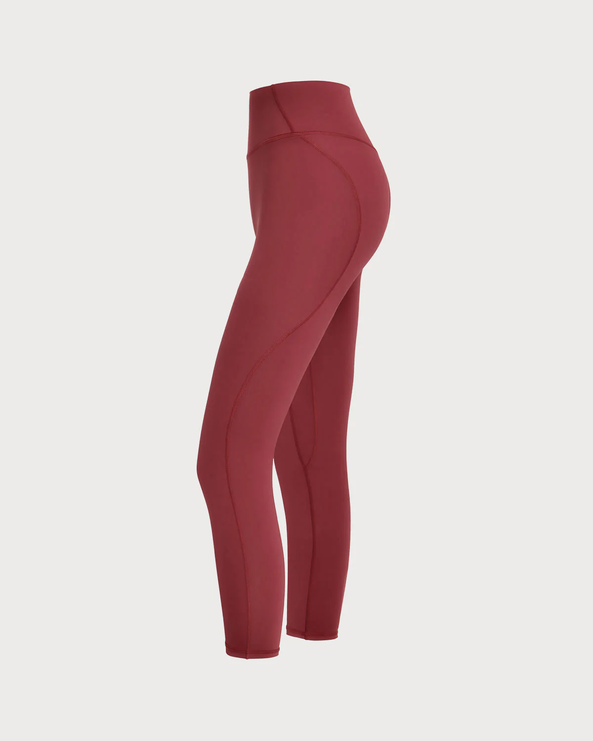 Red High Stretch Yoga Leggings - Image 5