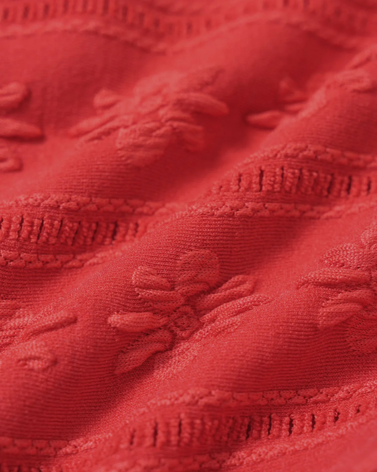 Red Jacquard Halter Drawstring Bikini Set - Image 4