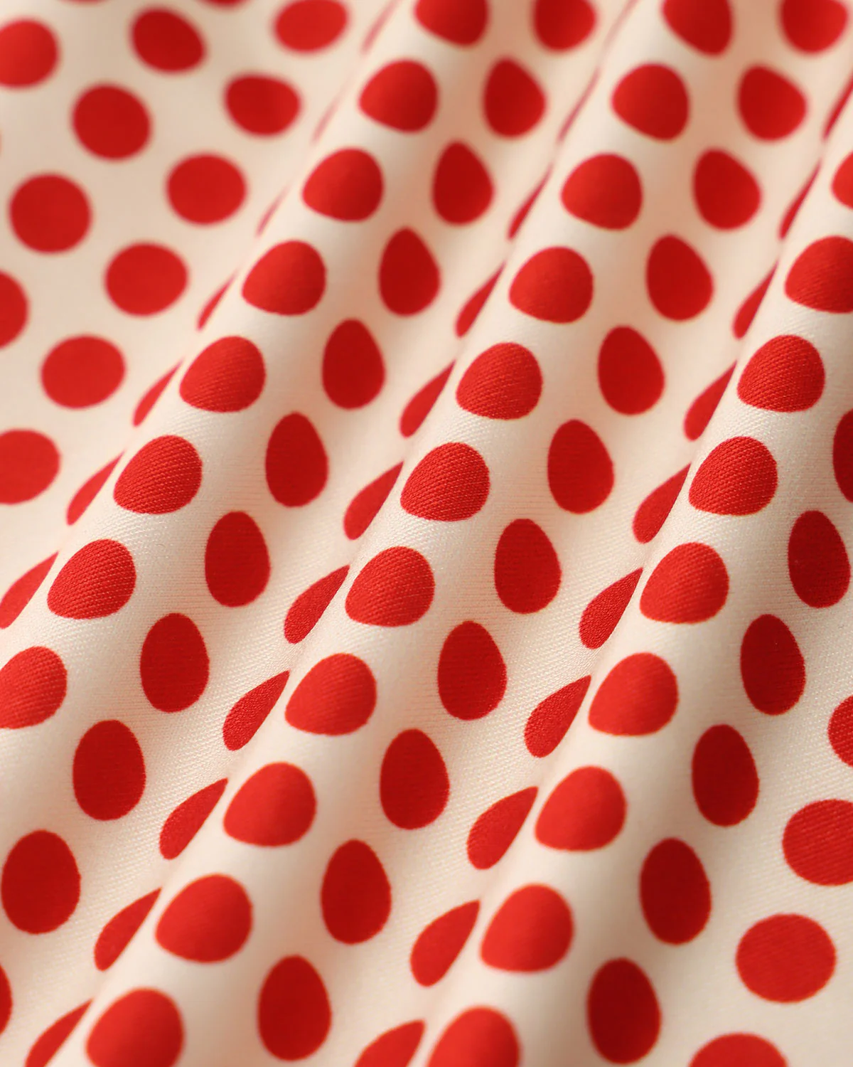 Red Polka Dot U-Neck Bell Sleeve Tee - Image 7