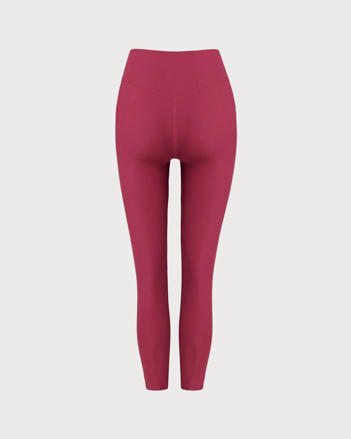 Red Quick-drying High Waisted Yoga Leggings - Image 8