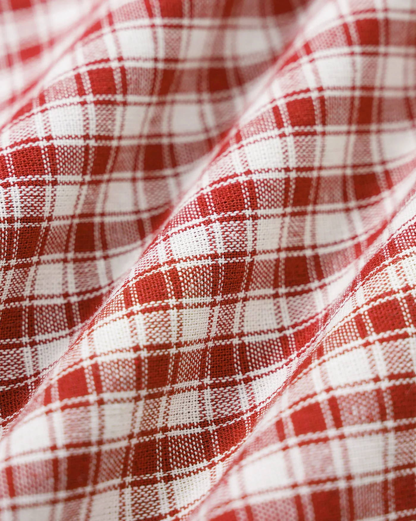 Red V Neck Plaid Slip Mini Dress - Image 9
