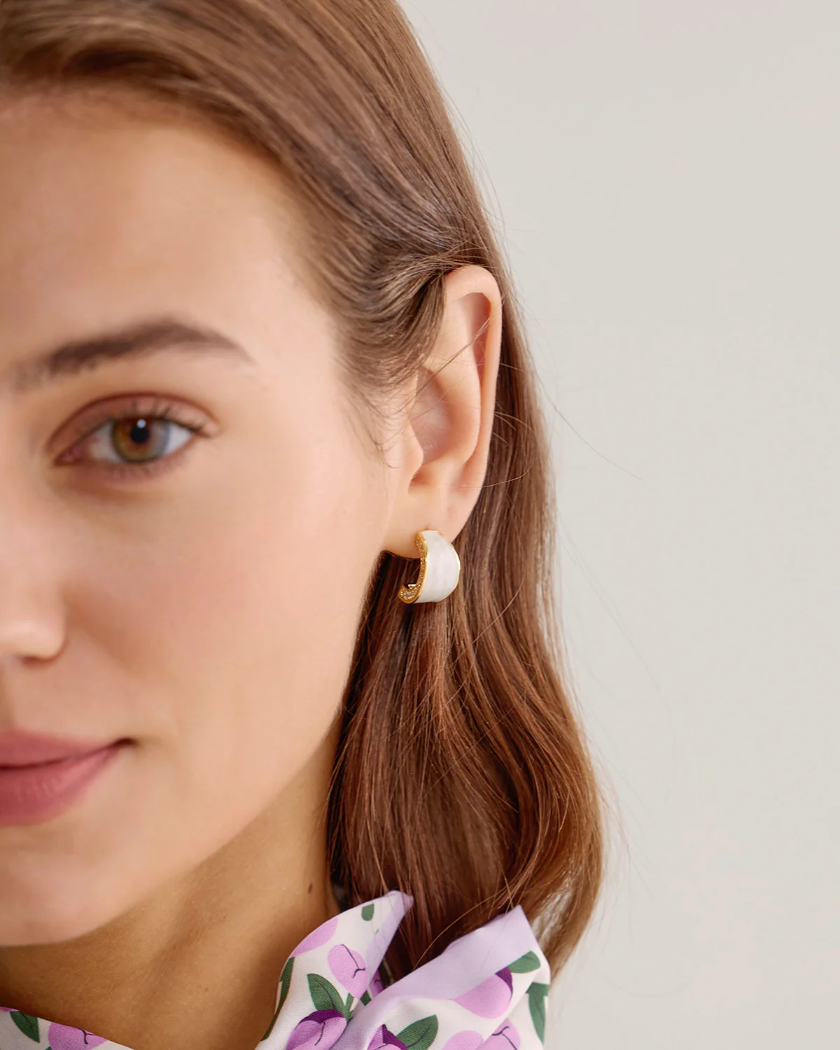 Silver Metal Earrings - Image 2
