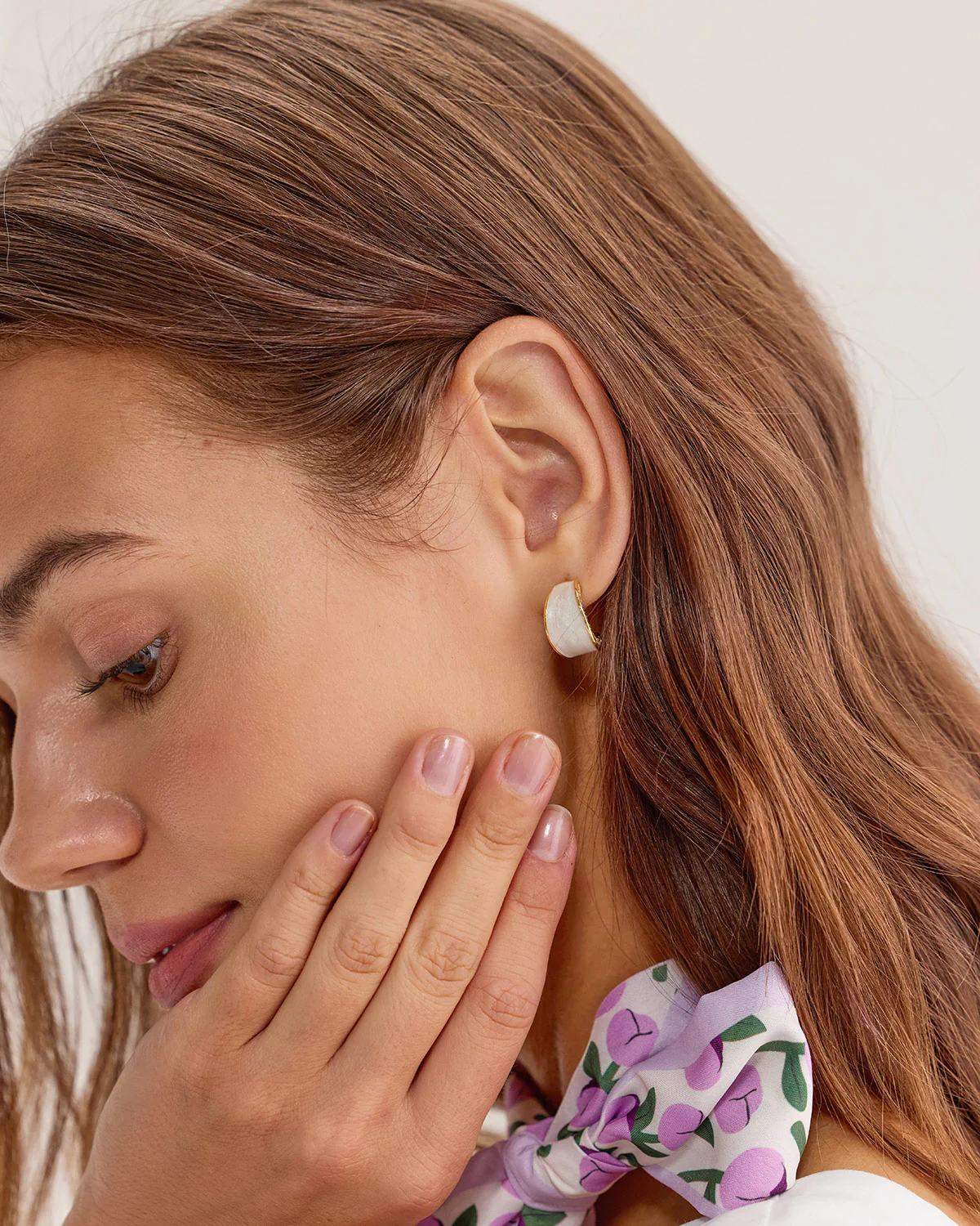 Silver Metal Earrings - Image 3