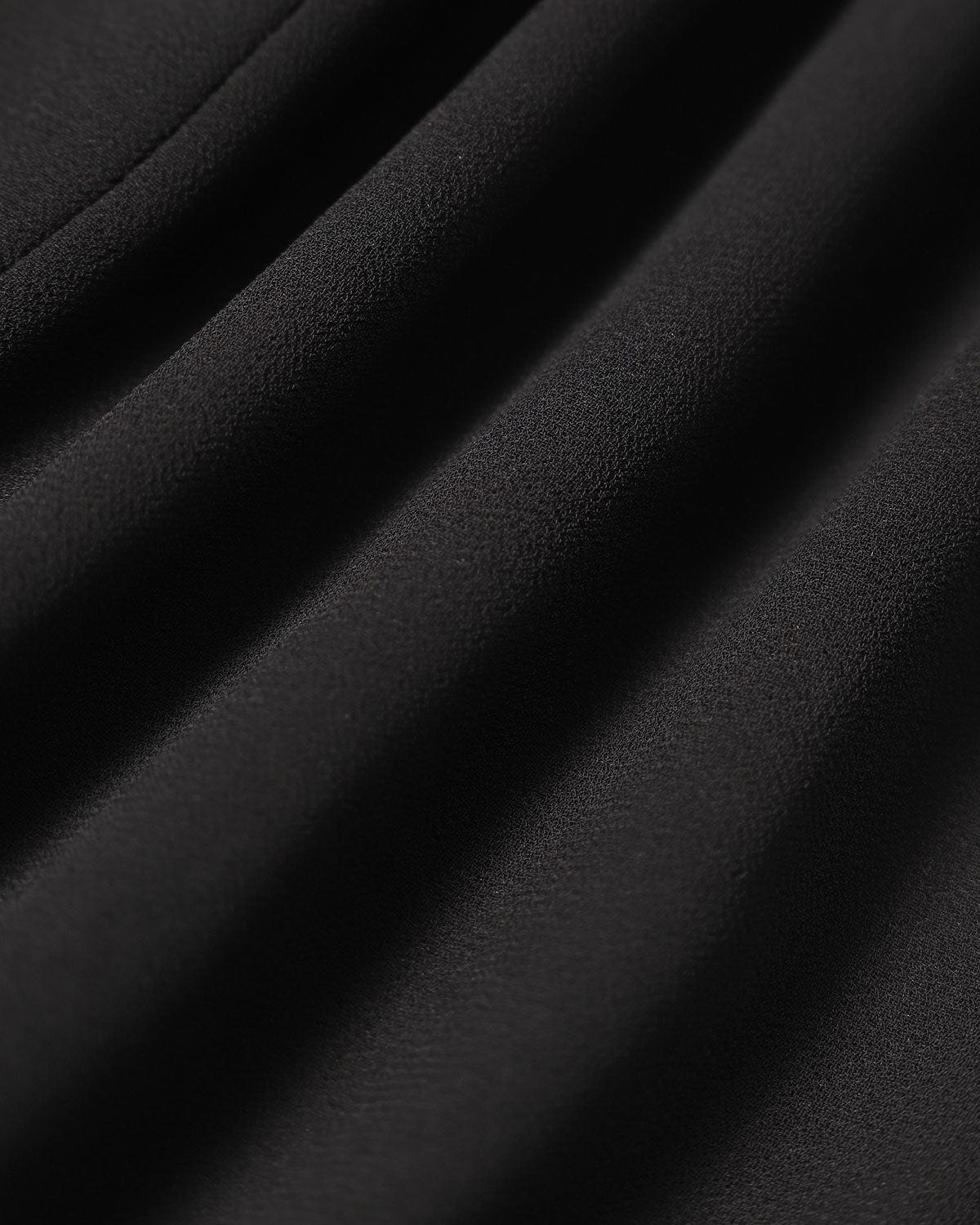 The Black Stand Collar Sheer Slit Mini Dress - Image 6