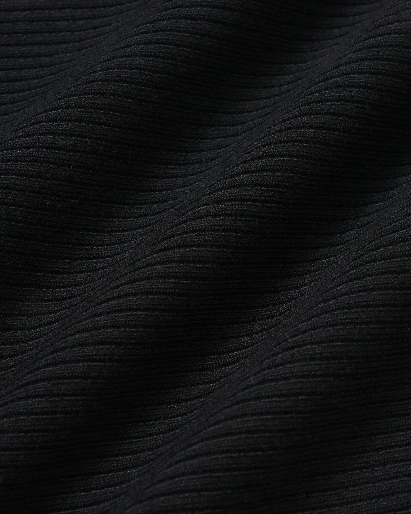 The Black V Neck Ribbed Knit Tank Top - Image 8