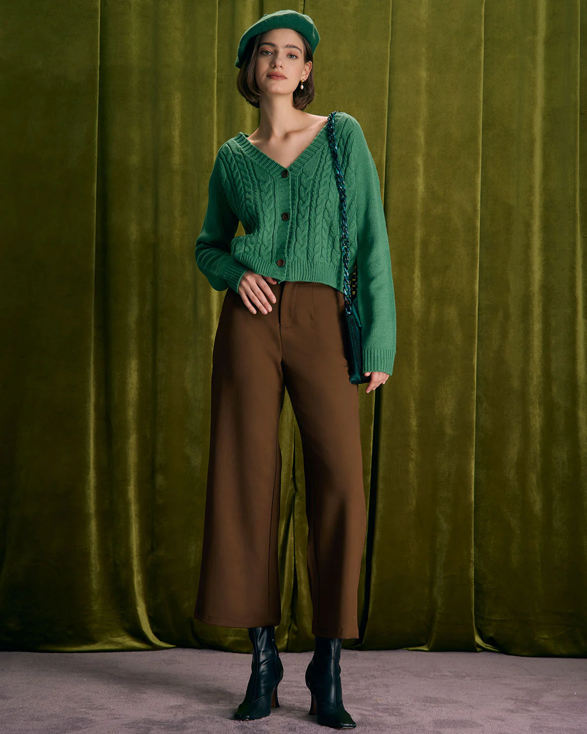 The Coffee Button Slant Pocket Straight Pants - Image 7