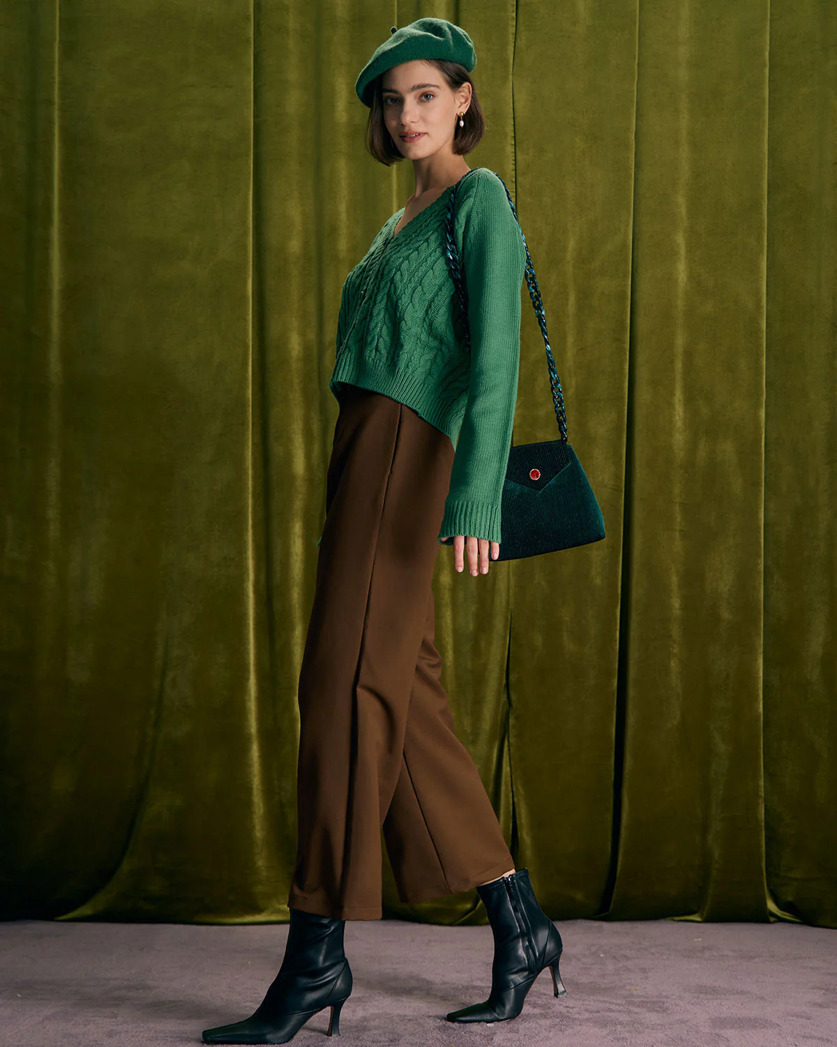 The Coffee Button Slant Pocket Straight Pants - Image 8