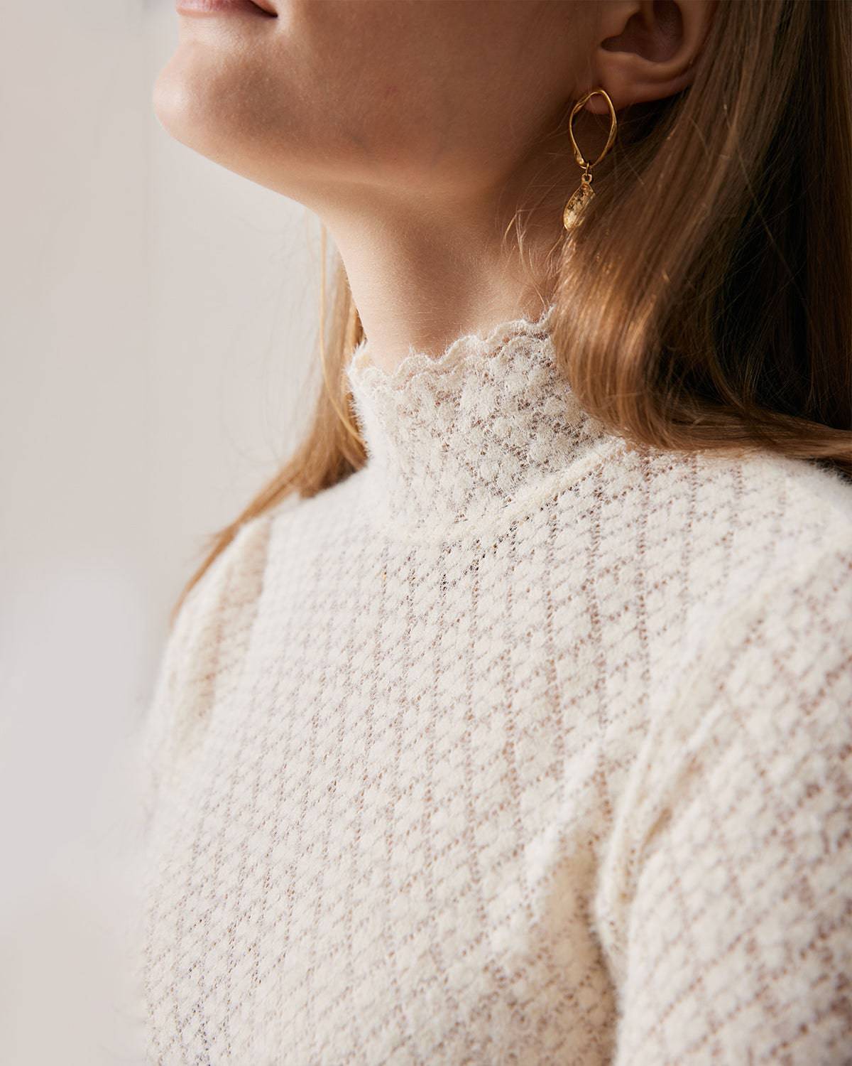 The Floral See-Through Knitwear - Image 2