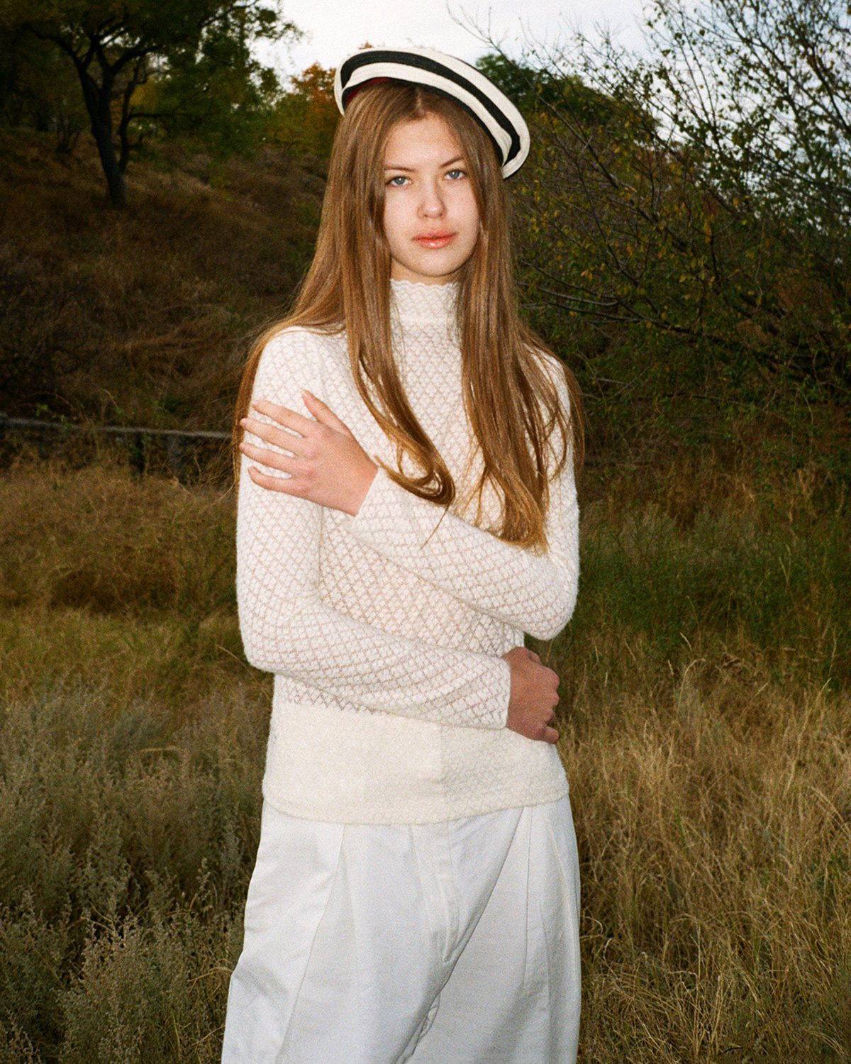 The Floral See-Through Knitwear - Image 6