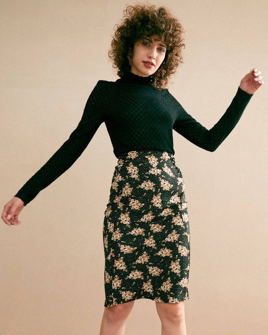 The Floral See-Through Knitwear - Image 7