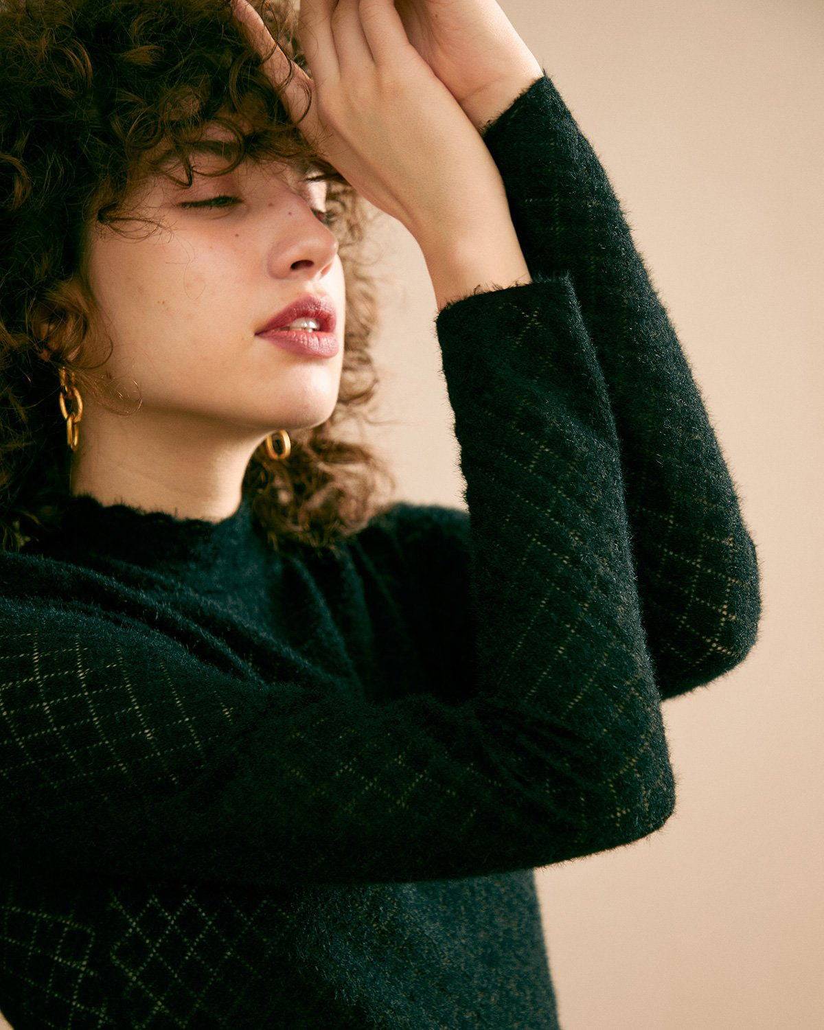 The Floral See-Through Knitwear - Image 8