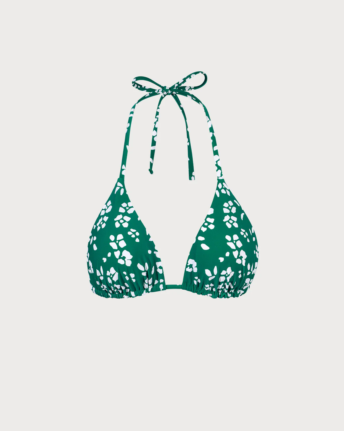 The Green Reversible Floral Triangle Bikini Top - Image 6