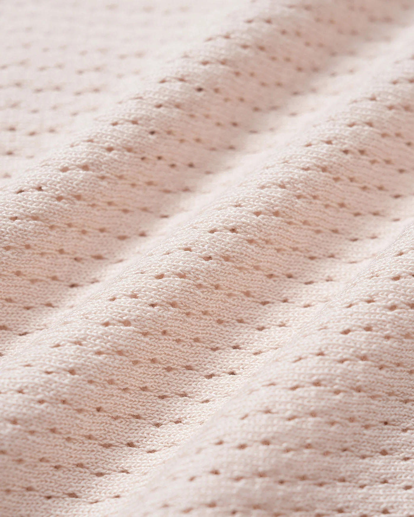 The Nude V Neck Button Pointelle Knit Tee - Image 8